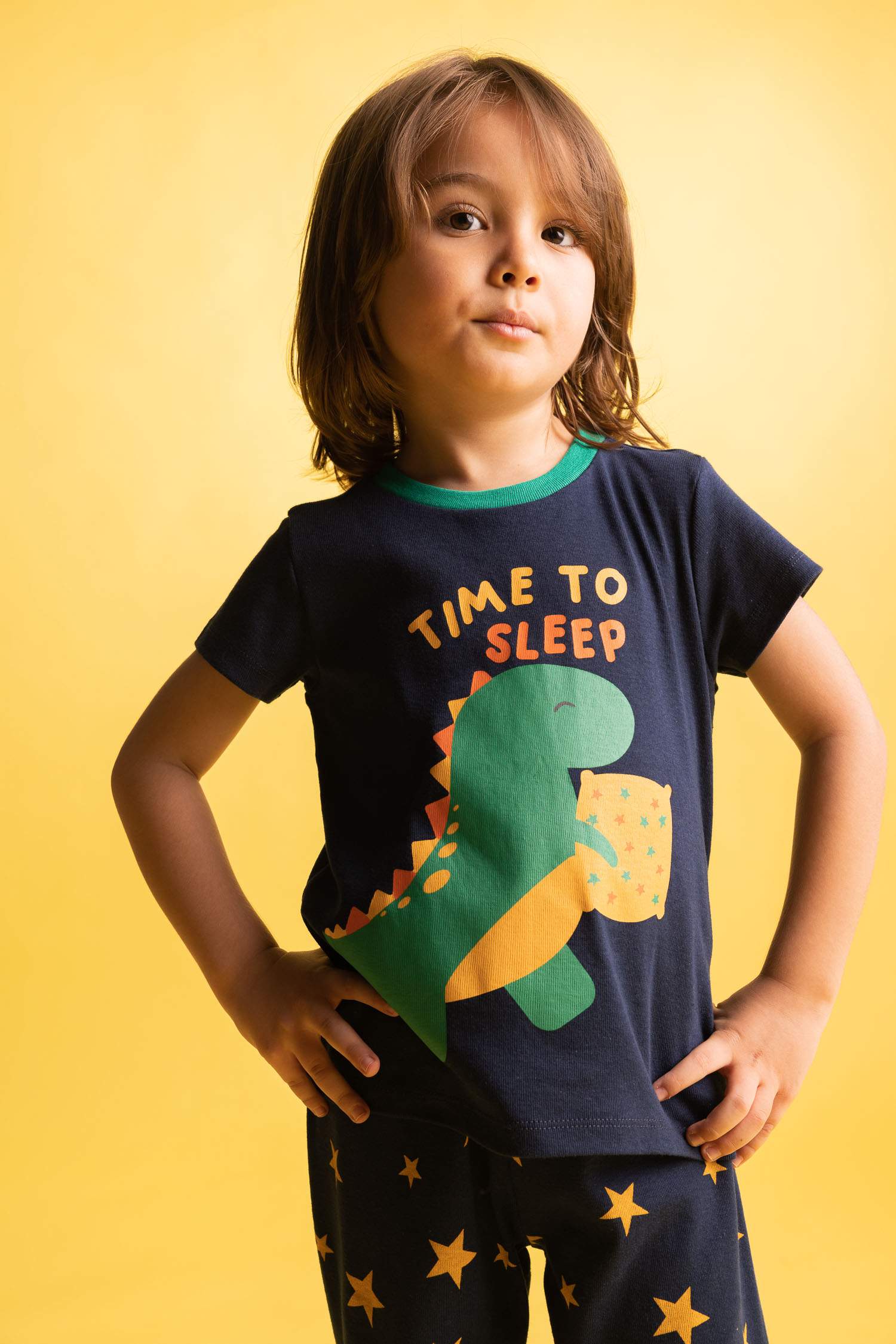 Сәби Ұл жануар 2 Трикотаж пижамалар