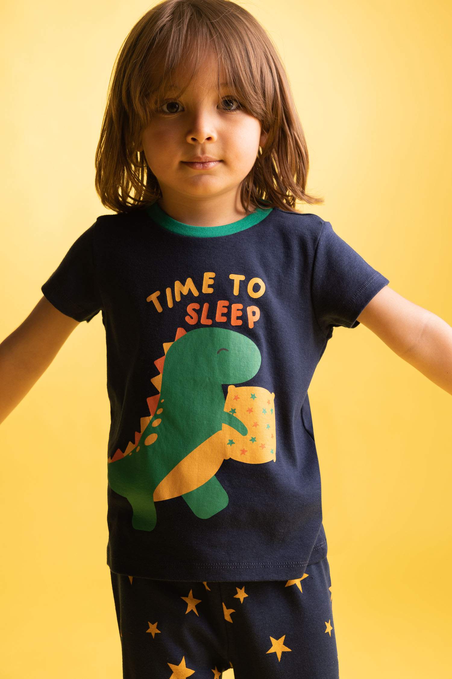 Сәби Ұл жануар 2 Трикотаж пижамалар