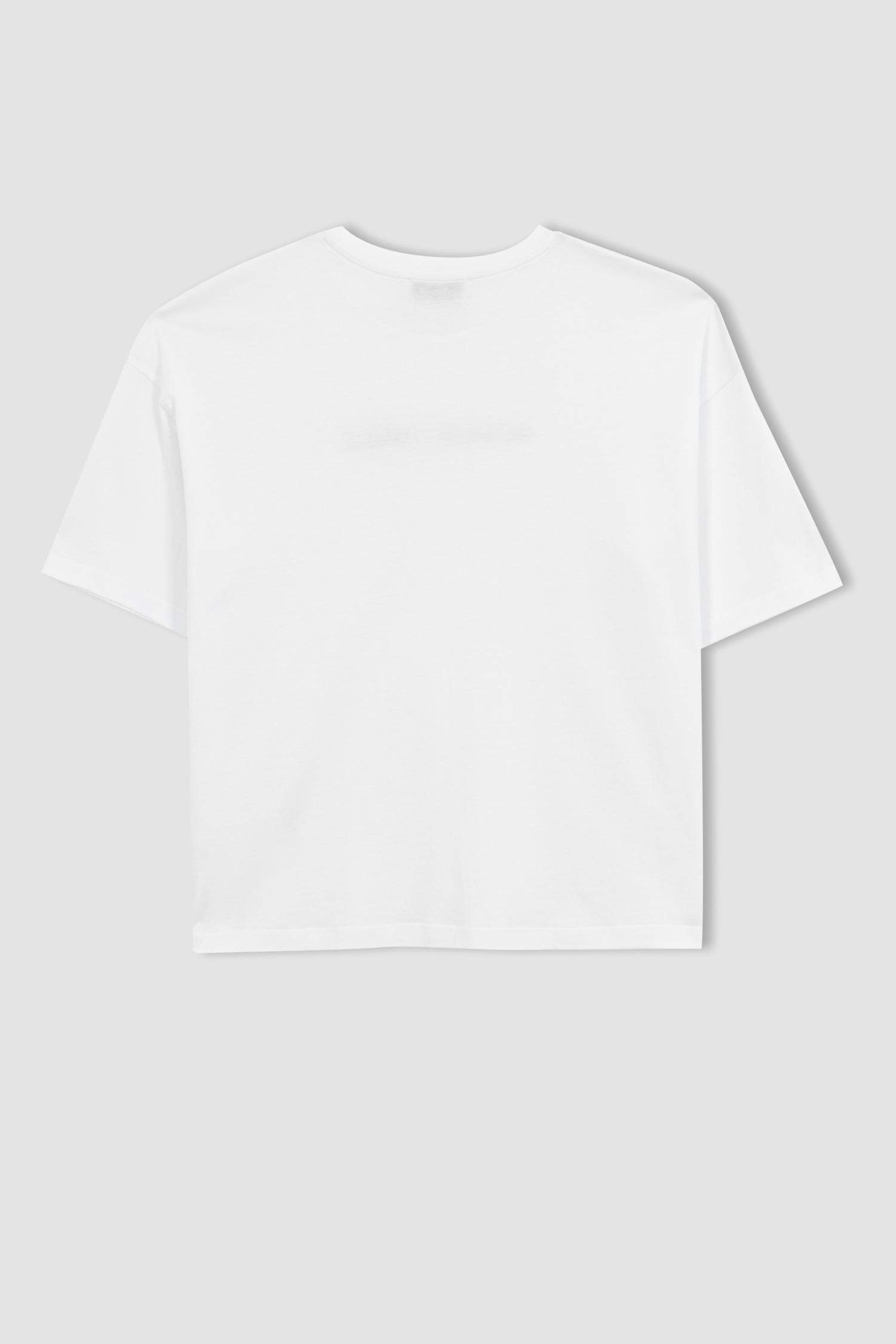 Sorbe X Defacto Bisiklet Yaka Baskılı Kısa Kollu Tişört