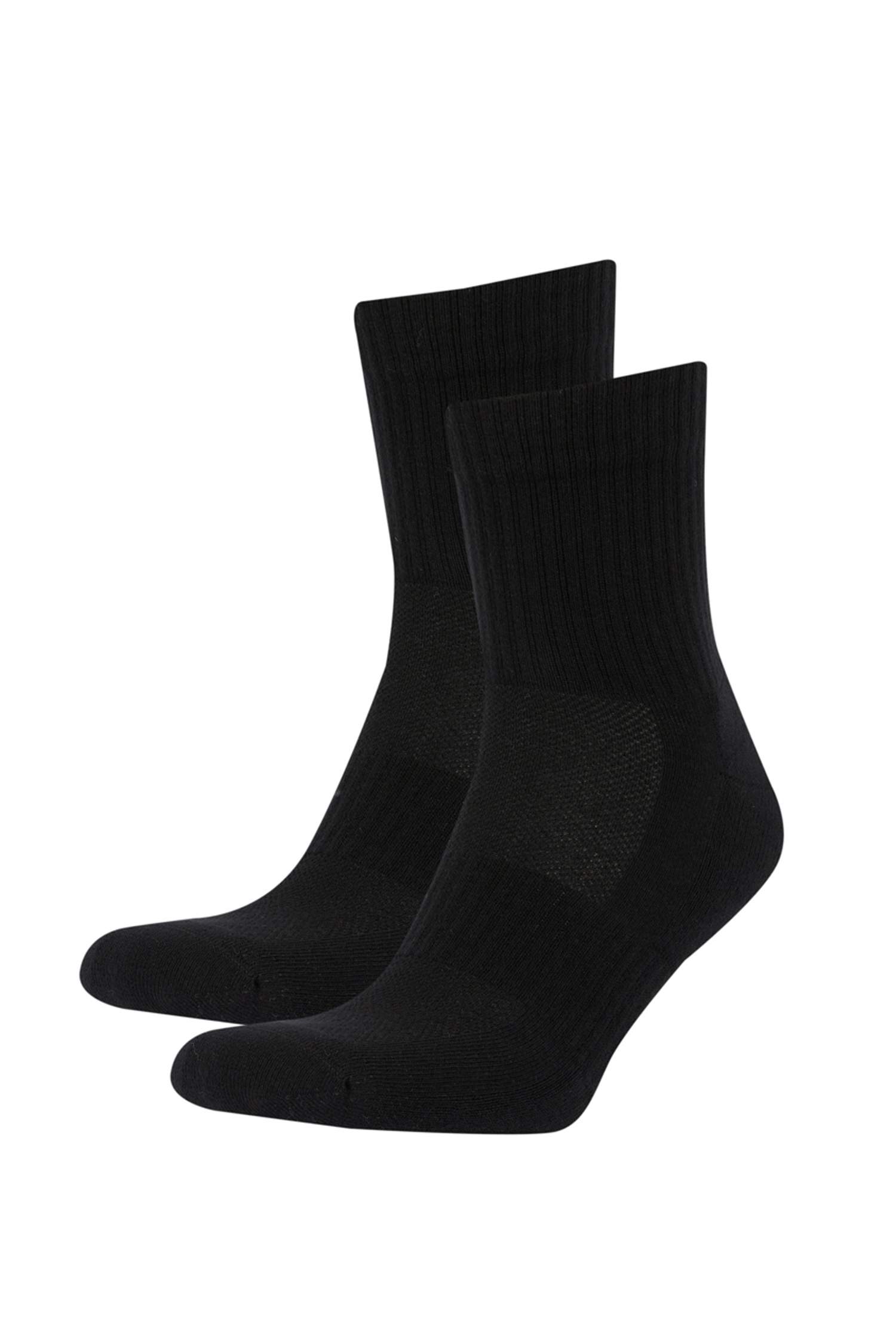 Erkek 2'li Pamuklu Havlu Spor Çorap