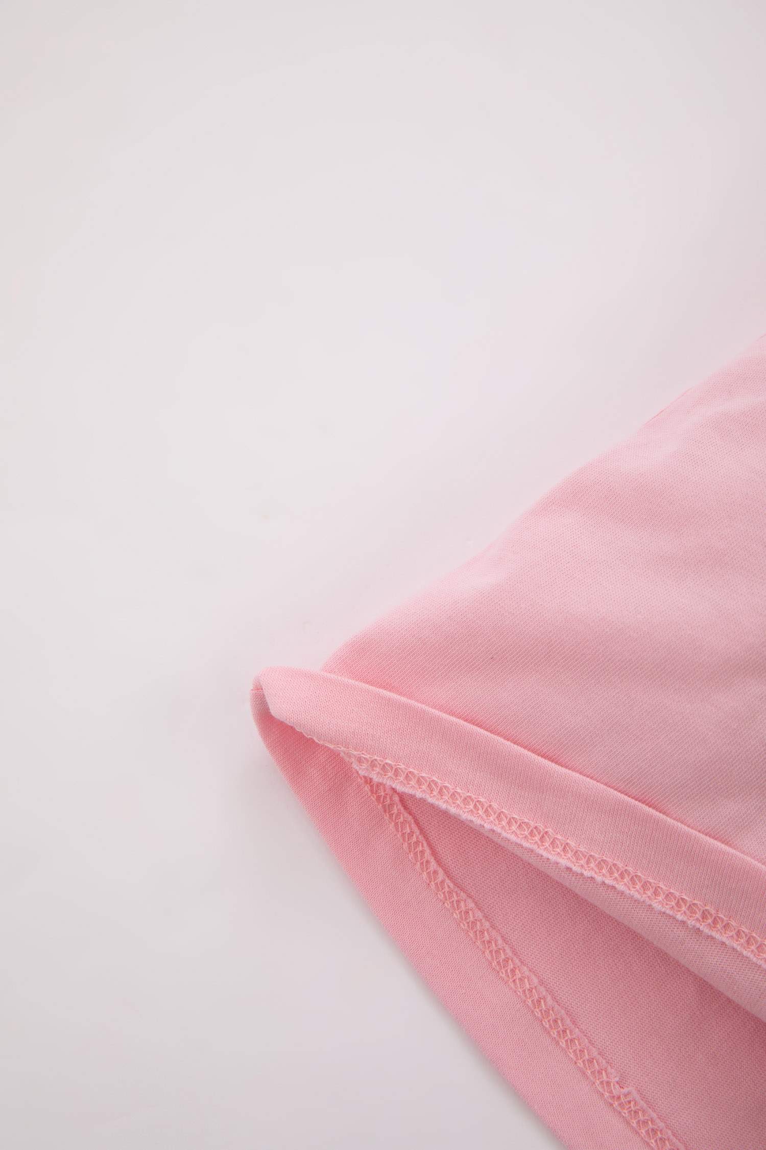 Пижама в полоску с круглым вырезом для малышей девочек