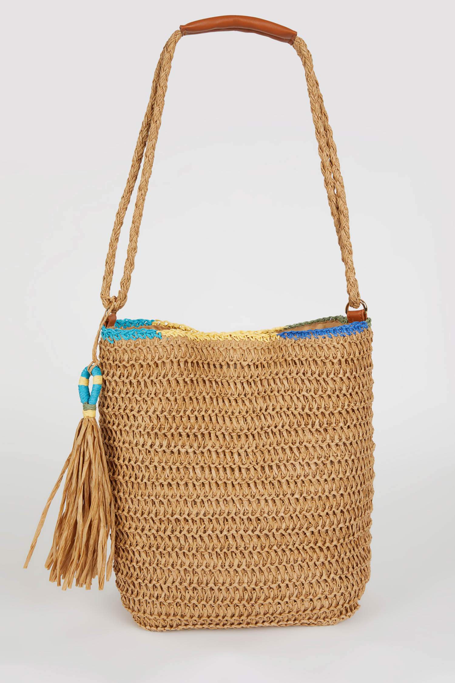 Kadın Hasır Omuz Çantası