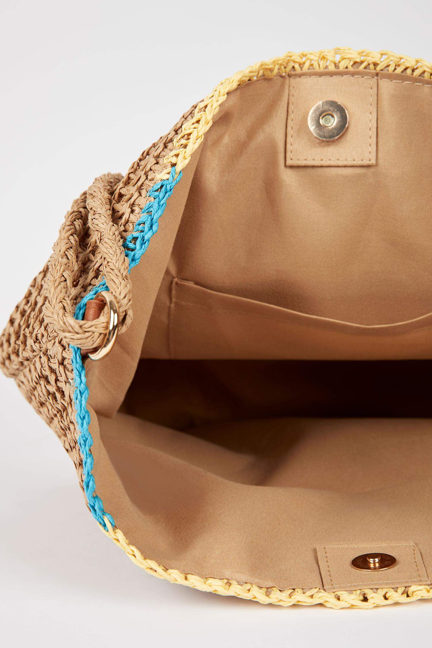 Kadın Hasır Omuz Çantası