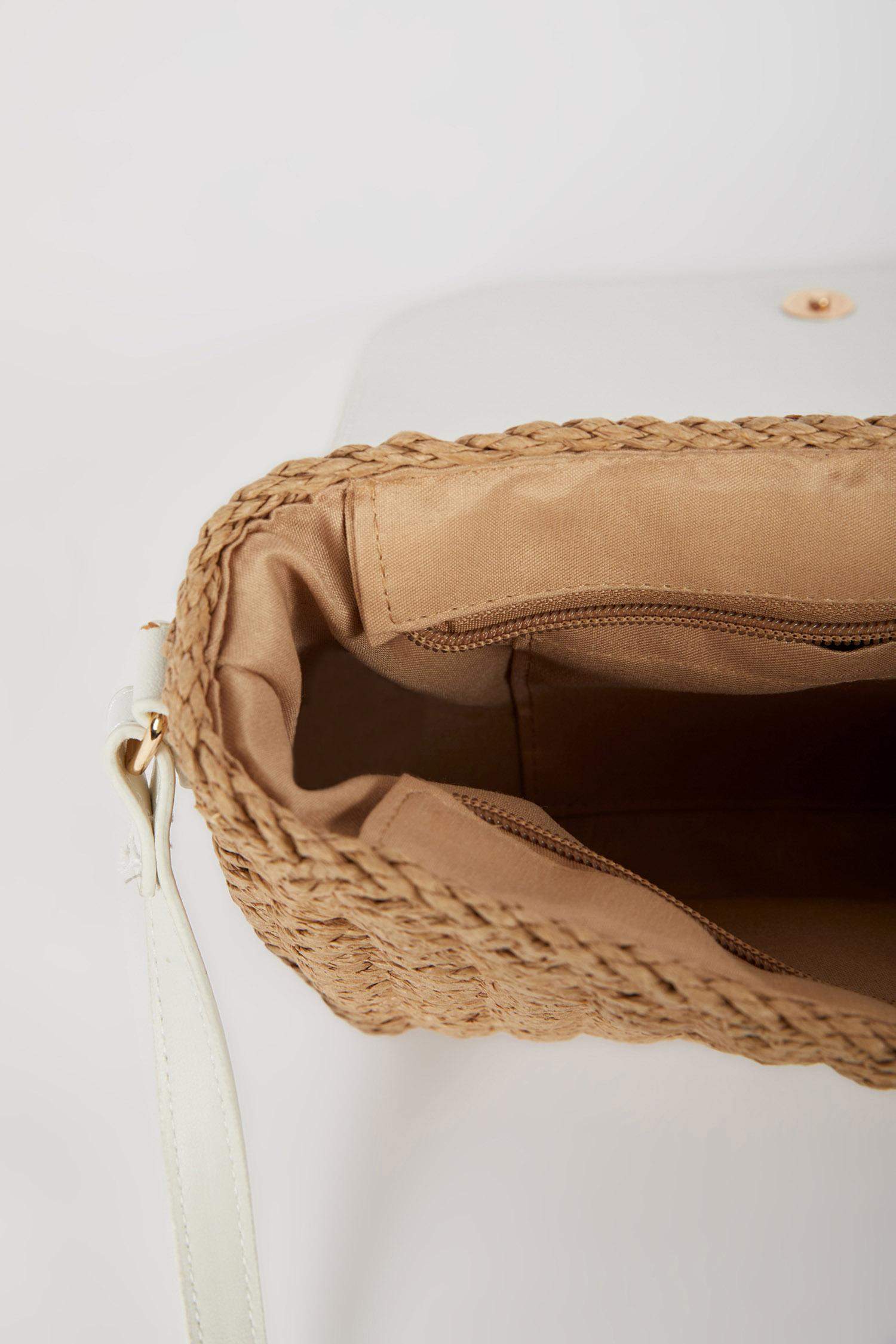 Kadın Hasır Çapraz Çanta