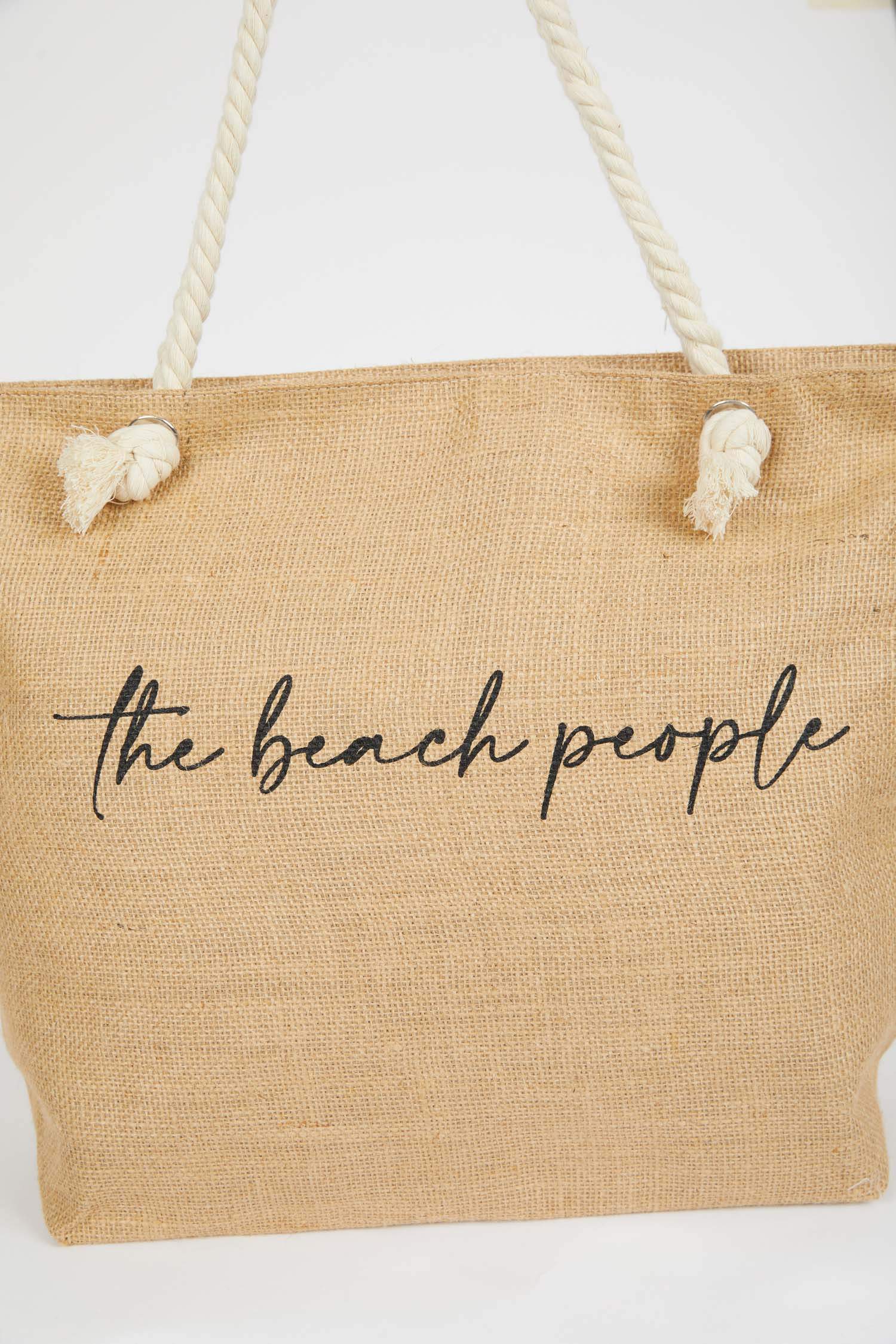 Kadın Hasır Plaj Çantası