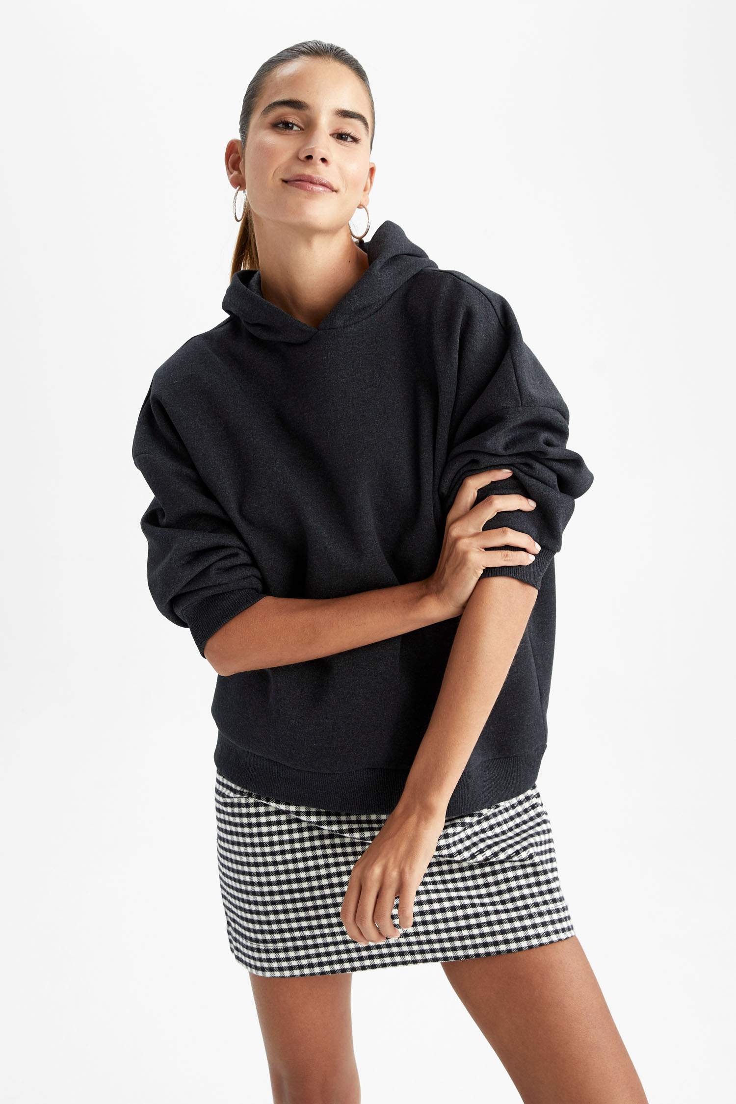 MDX Black Regular Fit Basic Sweatshirt 6136 - Sahuarita