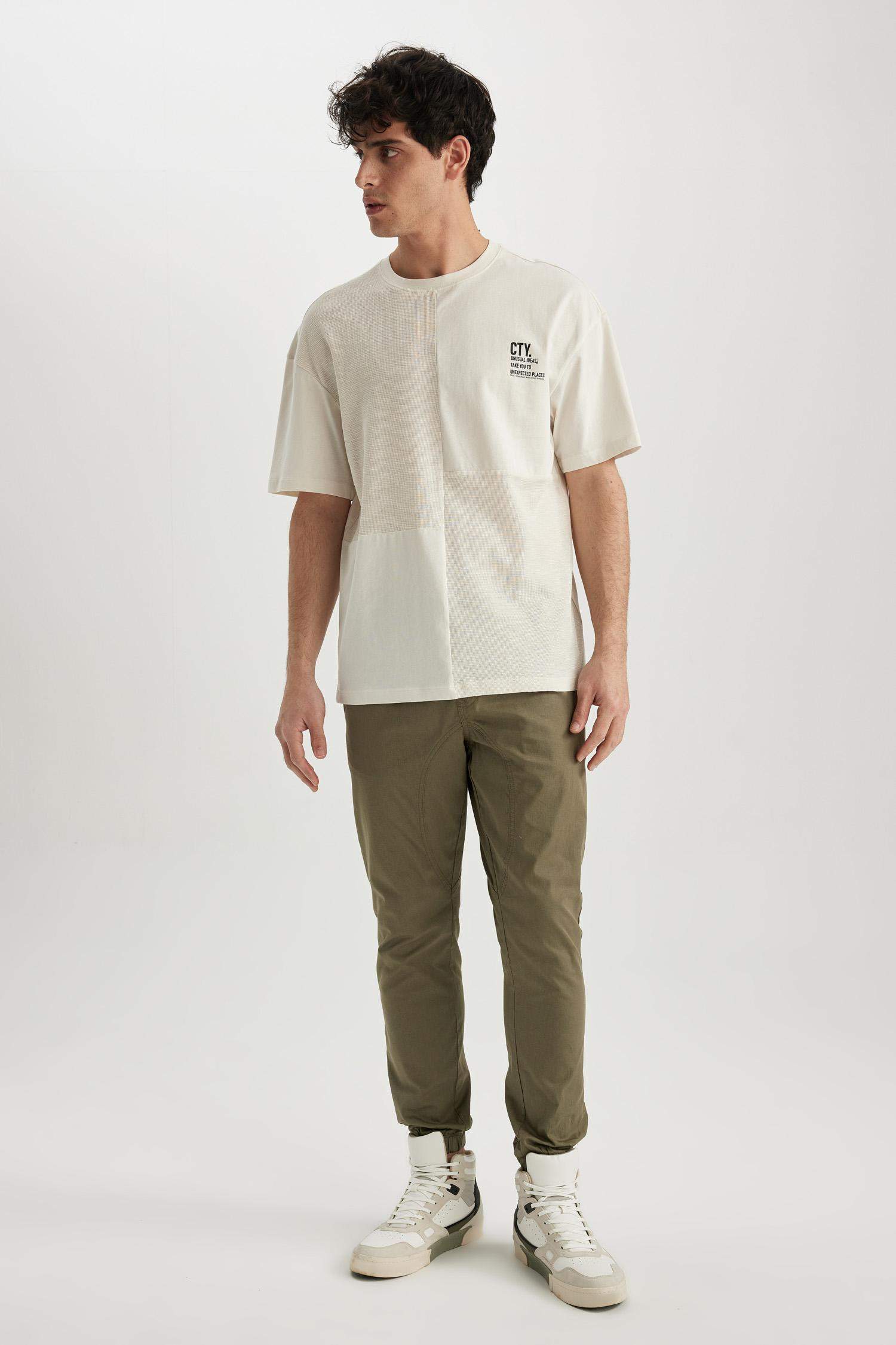 Comfort Fit Crew Neck Printed T-Shirt