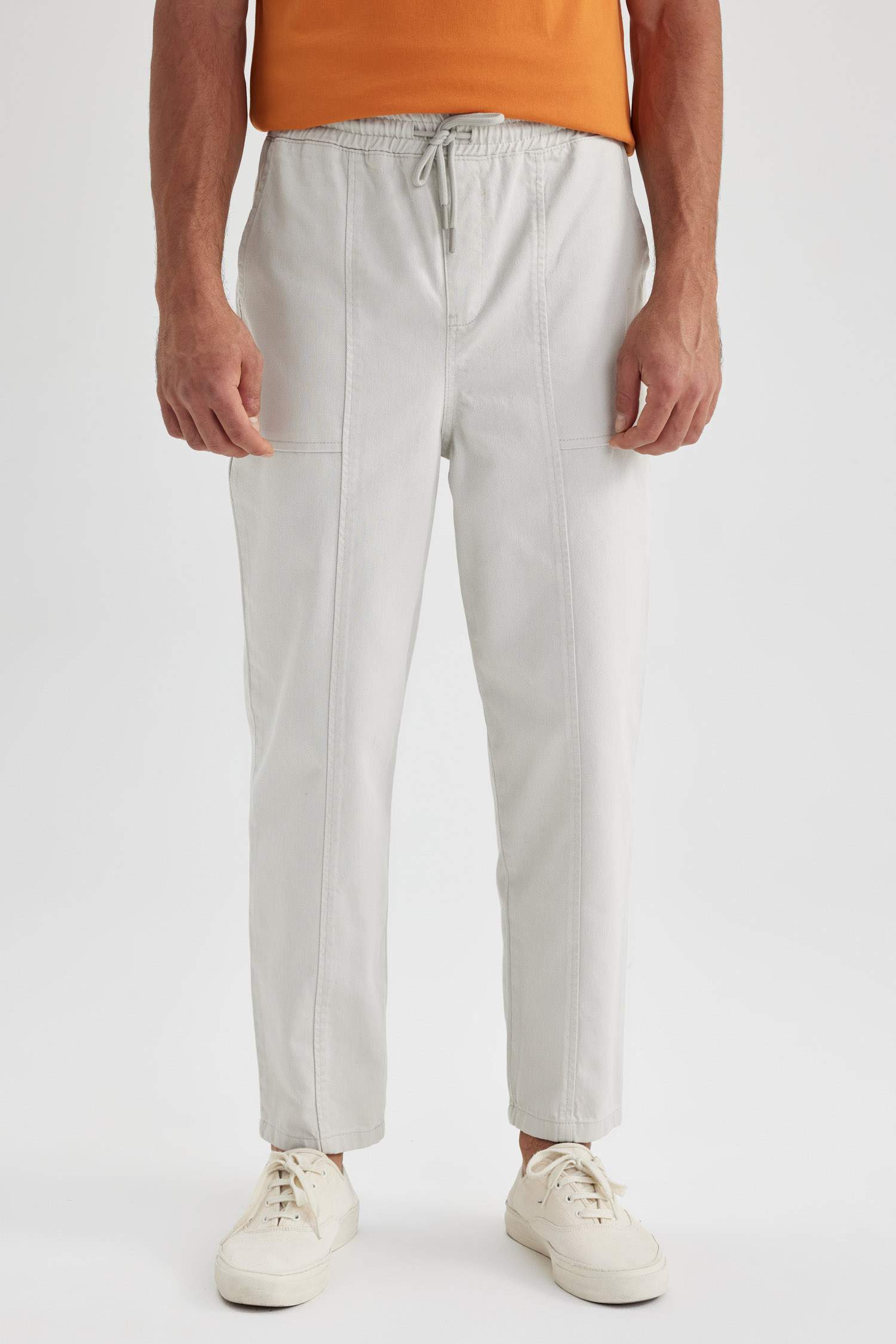 BB8437 White Zaza Relax Trouser