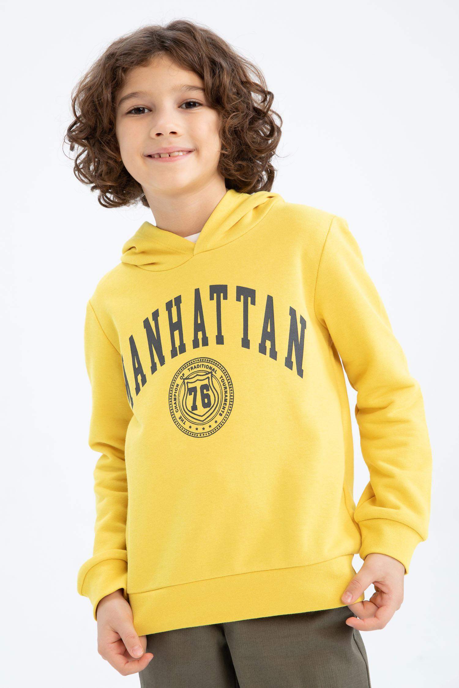 Sweat À Capuche Regular Fit Pour Garçon