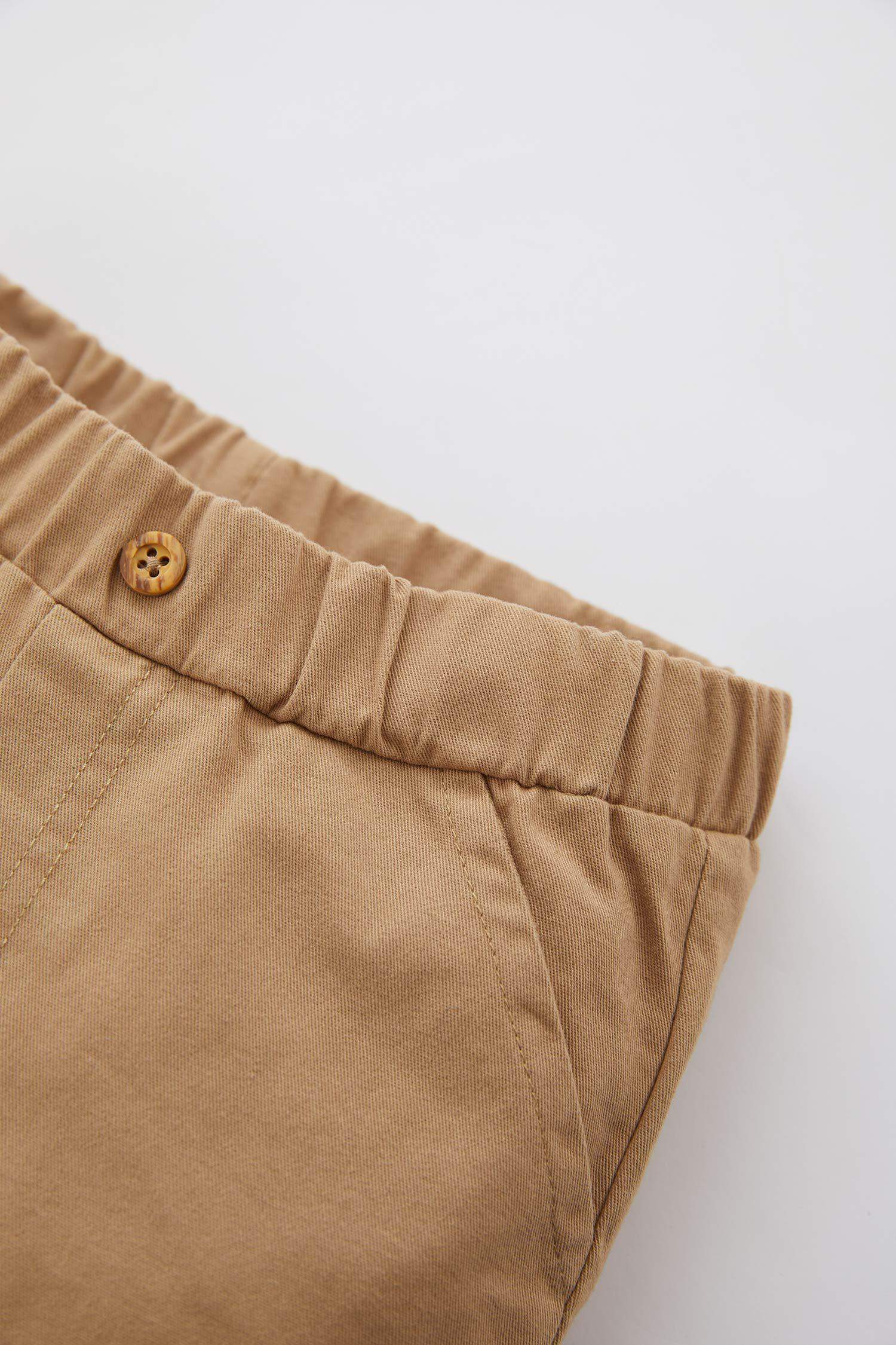 سيت ولادي بيزيك من التويل بياقة قميص - 3 قطع