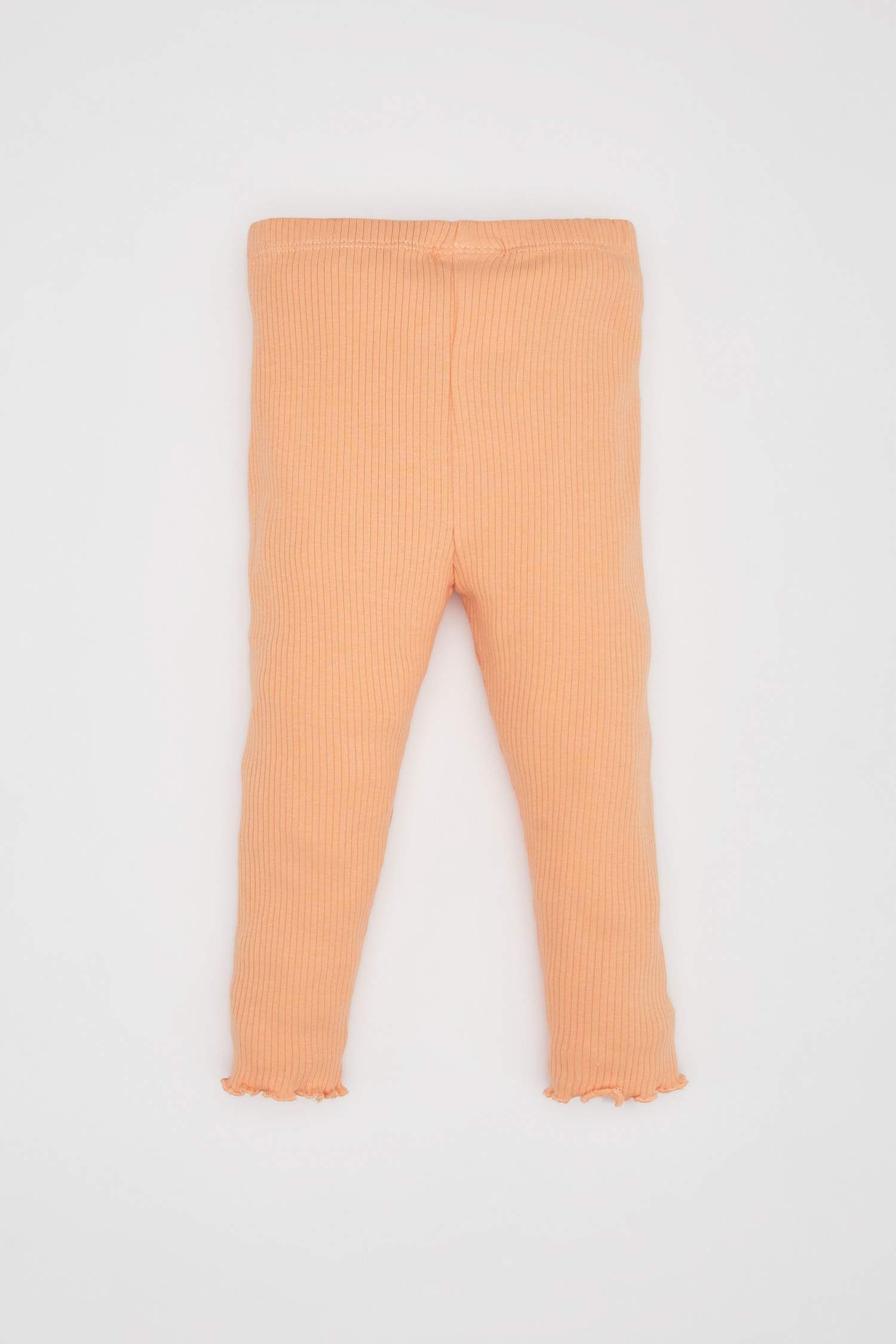 Kız Bebek Düz Paça Fitilli Kaşkorse Basic Düz Tayt