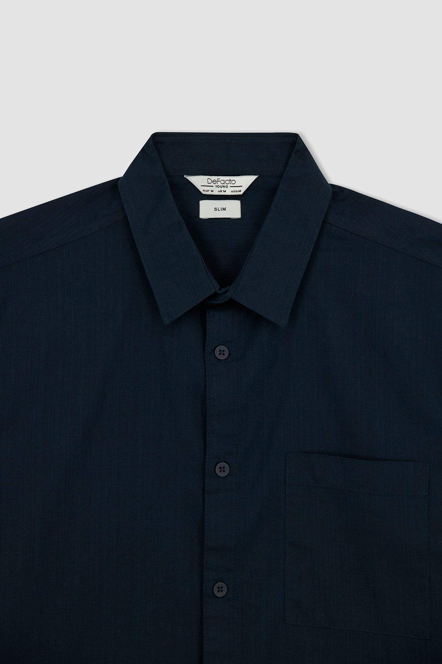 слим пішімі Қысқа жеңді жейде