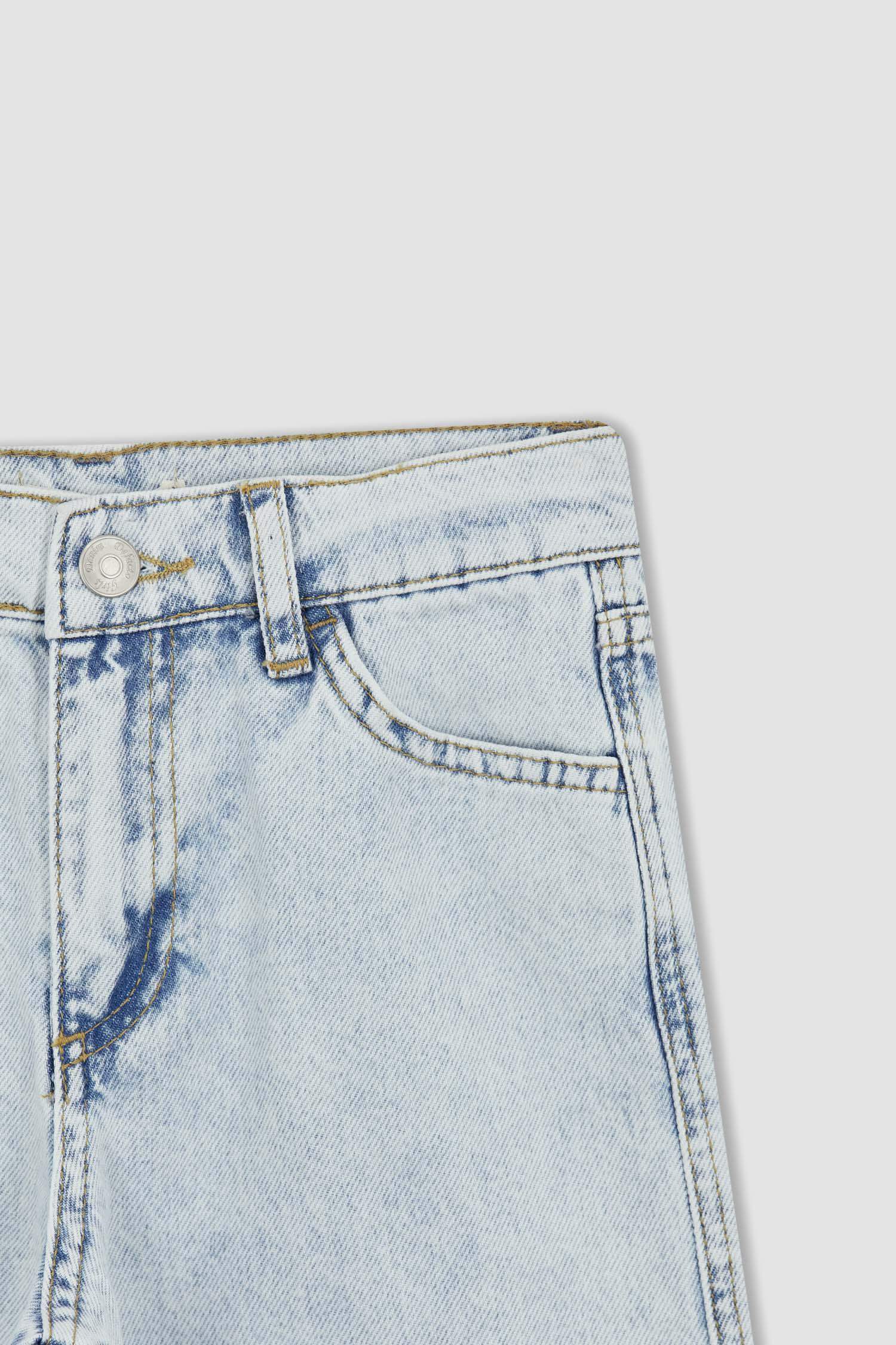 Джинсы широкие рванные для девочек