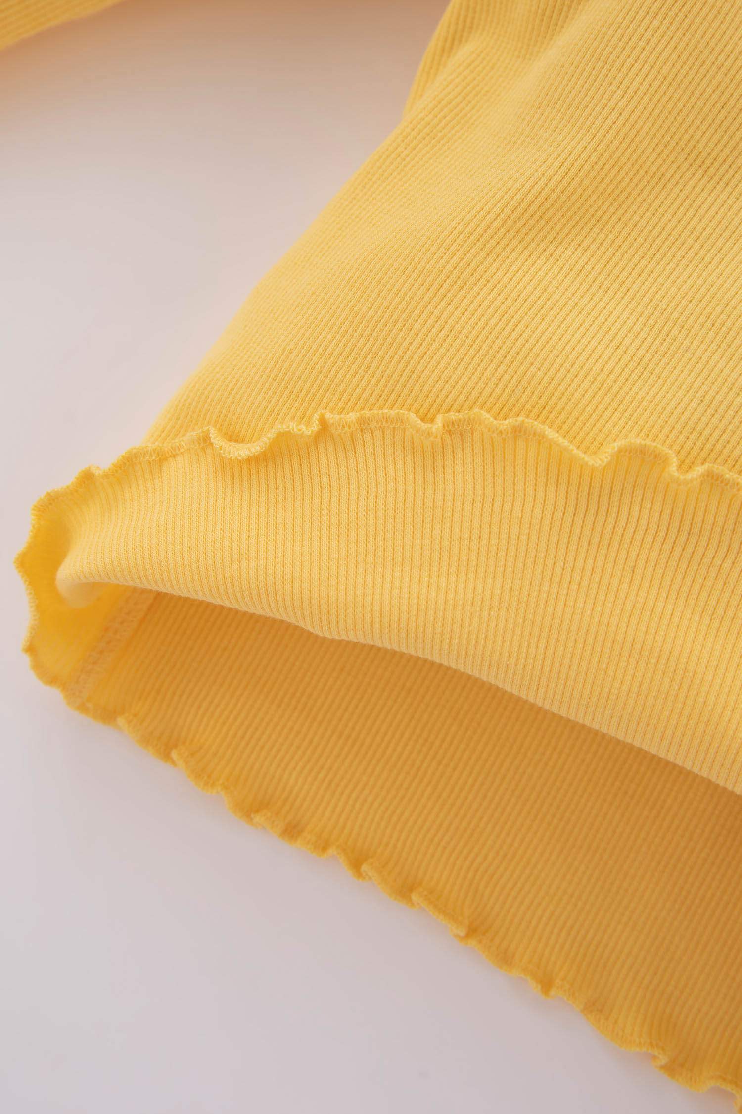 طقم بناتي بيبي فلورال وياقة مستديرة - قطعتين