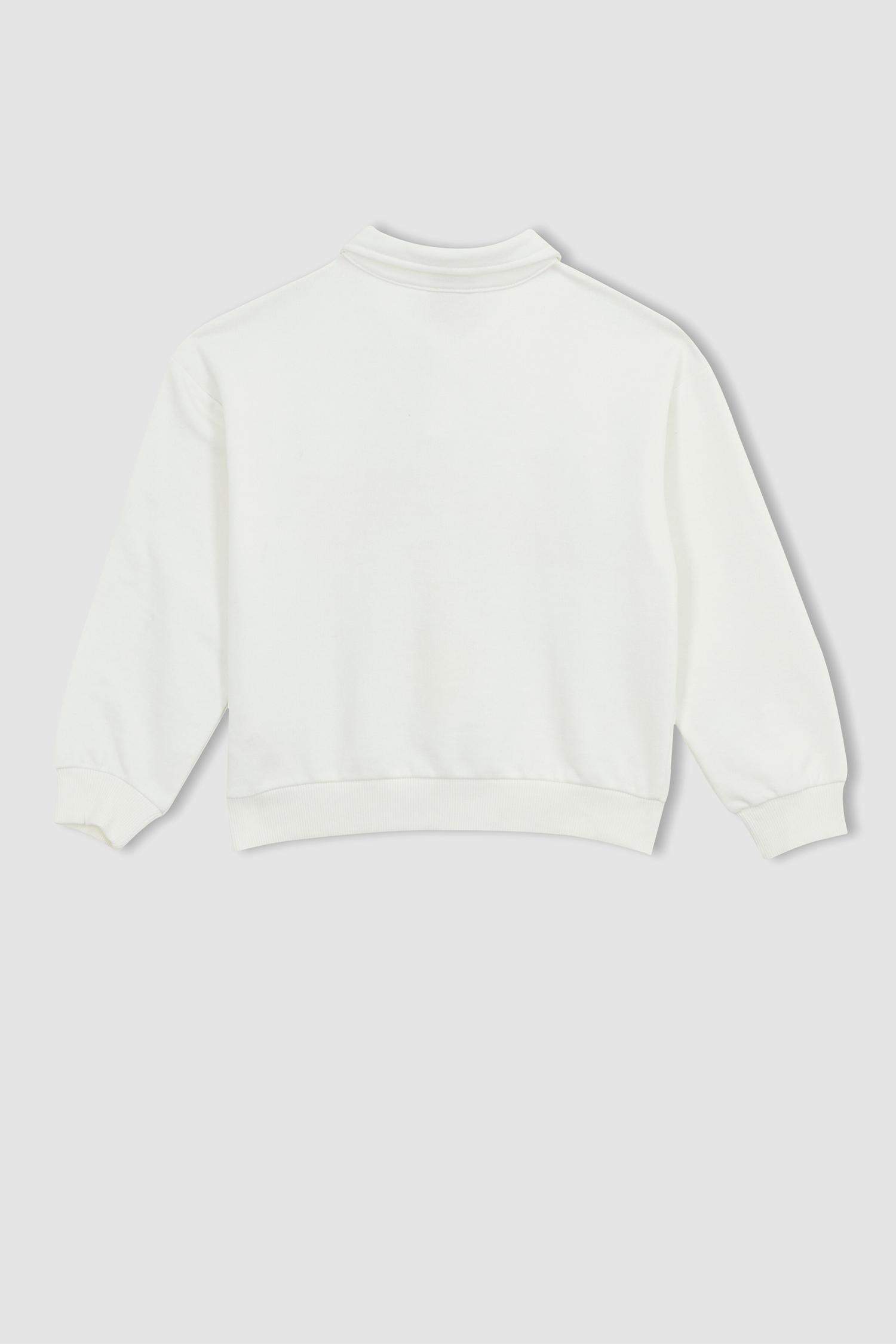 سويت شيرت قصة عادية بياقة بولو من لوس أنجلوس ليكرز