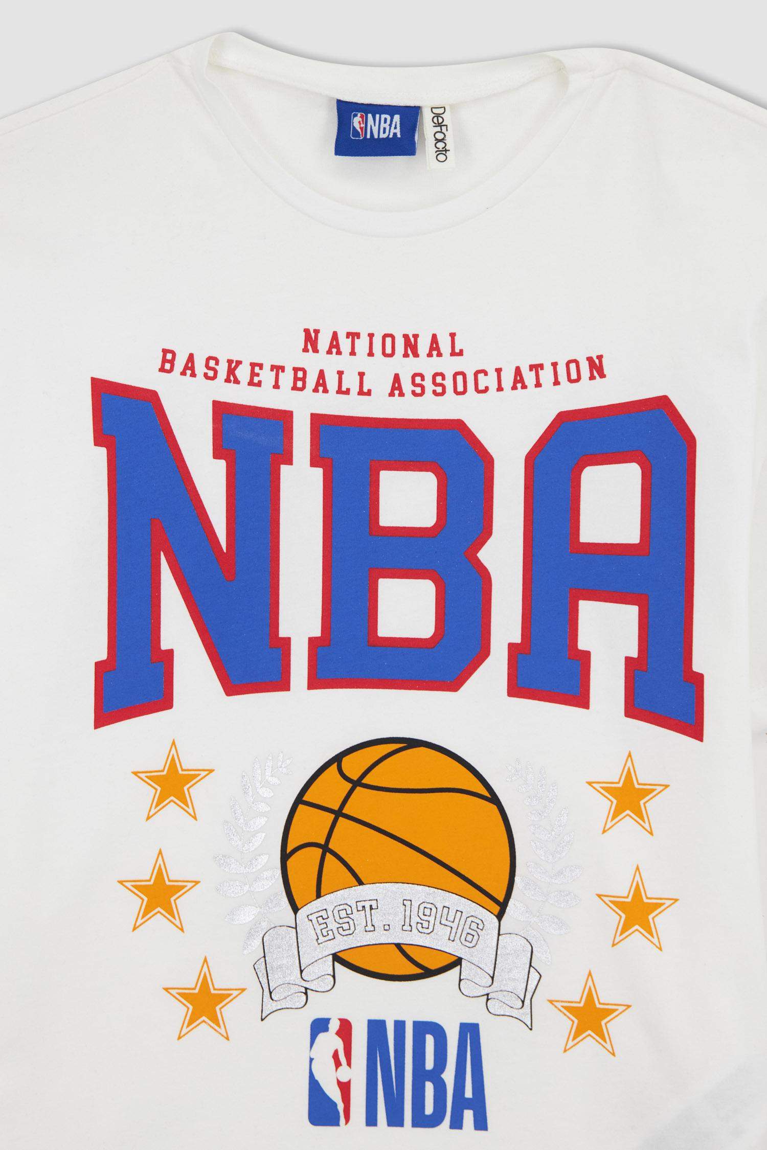 Girls NBA Oversize Fit Short Sleeve T-Shirt