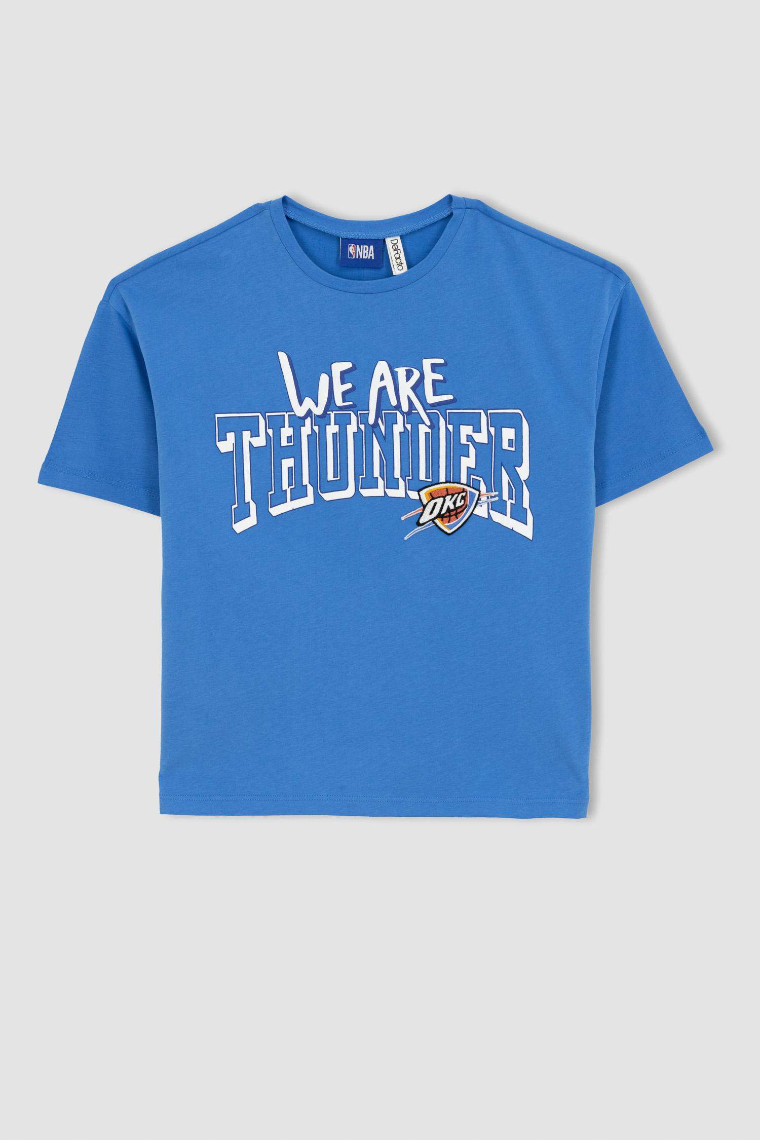Қыздарға арналған NBA Oklahoma City Thunder Oversize Fit қысқа жеңді футболка