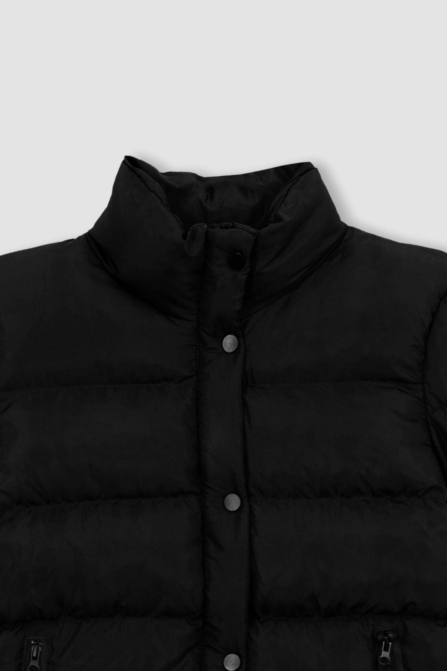 DeFactoFit Regular Fit Su İtici Rüzgar Geçirmez Crop Şişme Mont