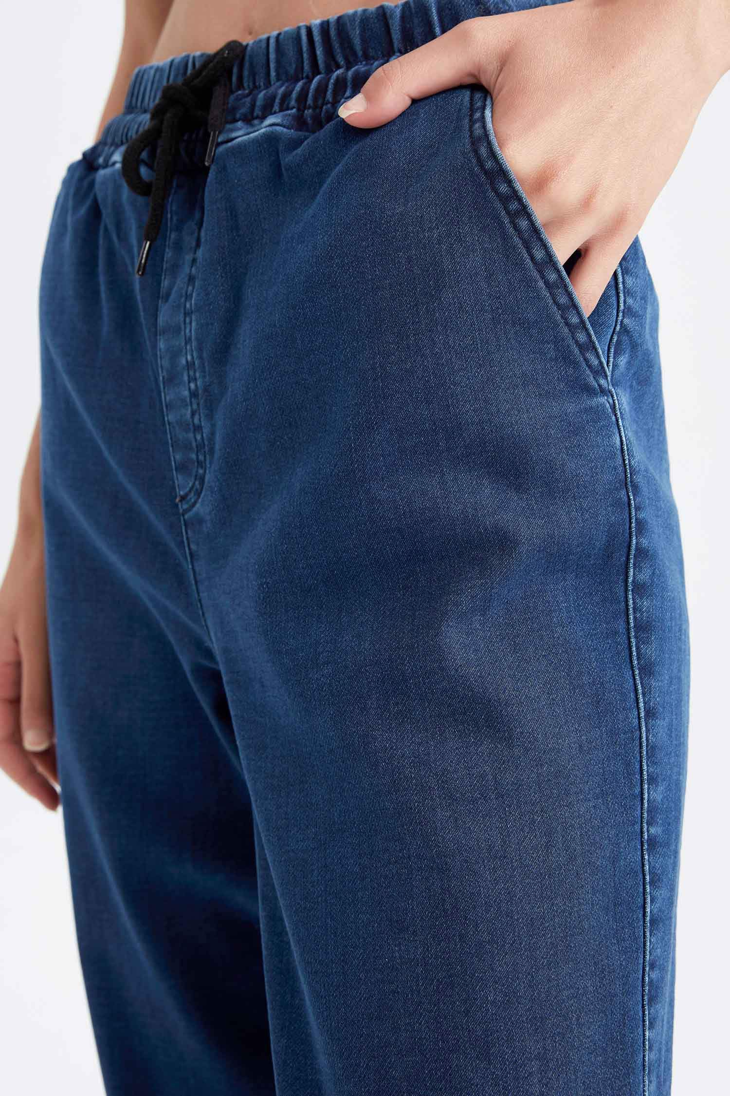 Indigo Damen Jogger Fit Jeans 2713454 DeFacto