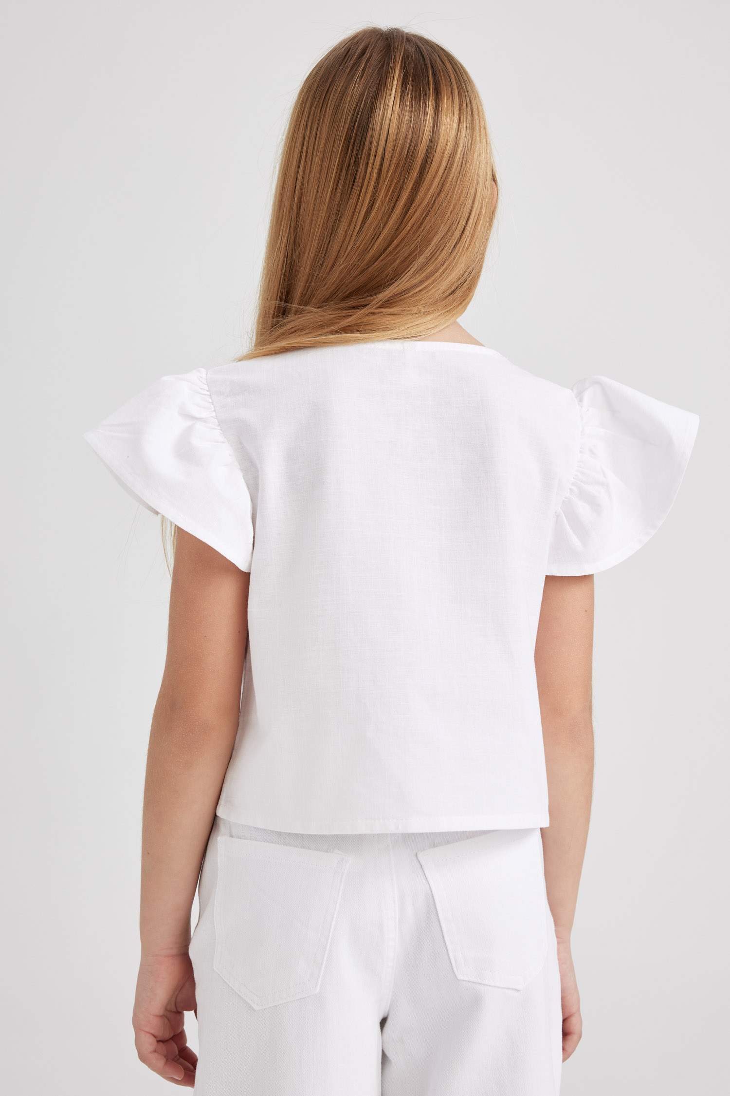 Girl Short Sleeve Blouse