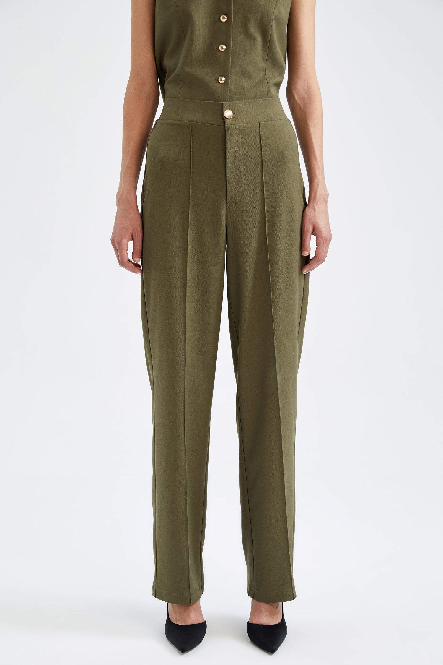 بنطلون وايد ليج برجل واسع بجيب من Sorbe X Defacto