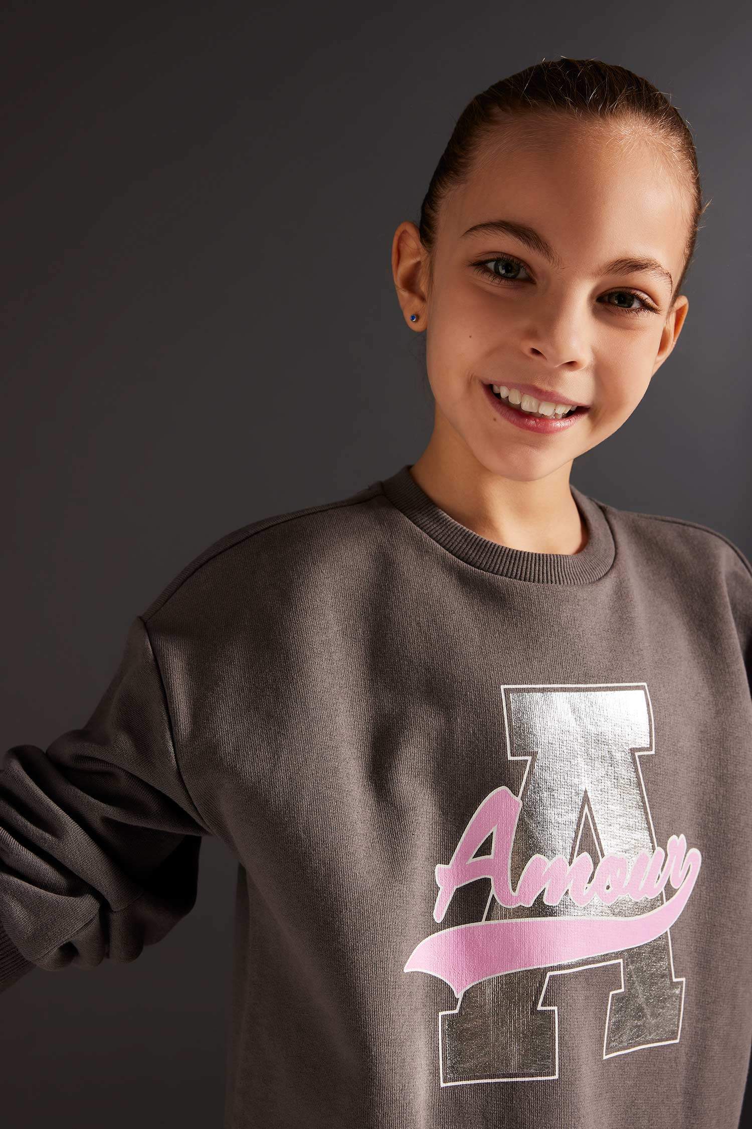 فستان قماش بقصة عادية