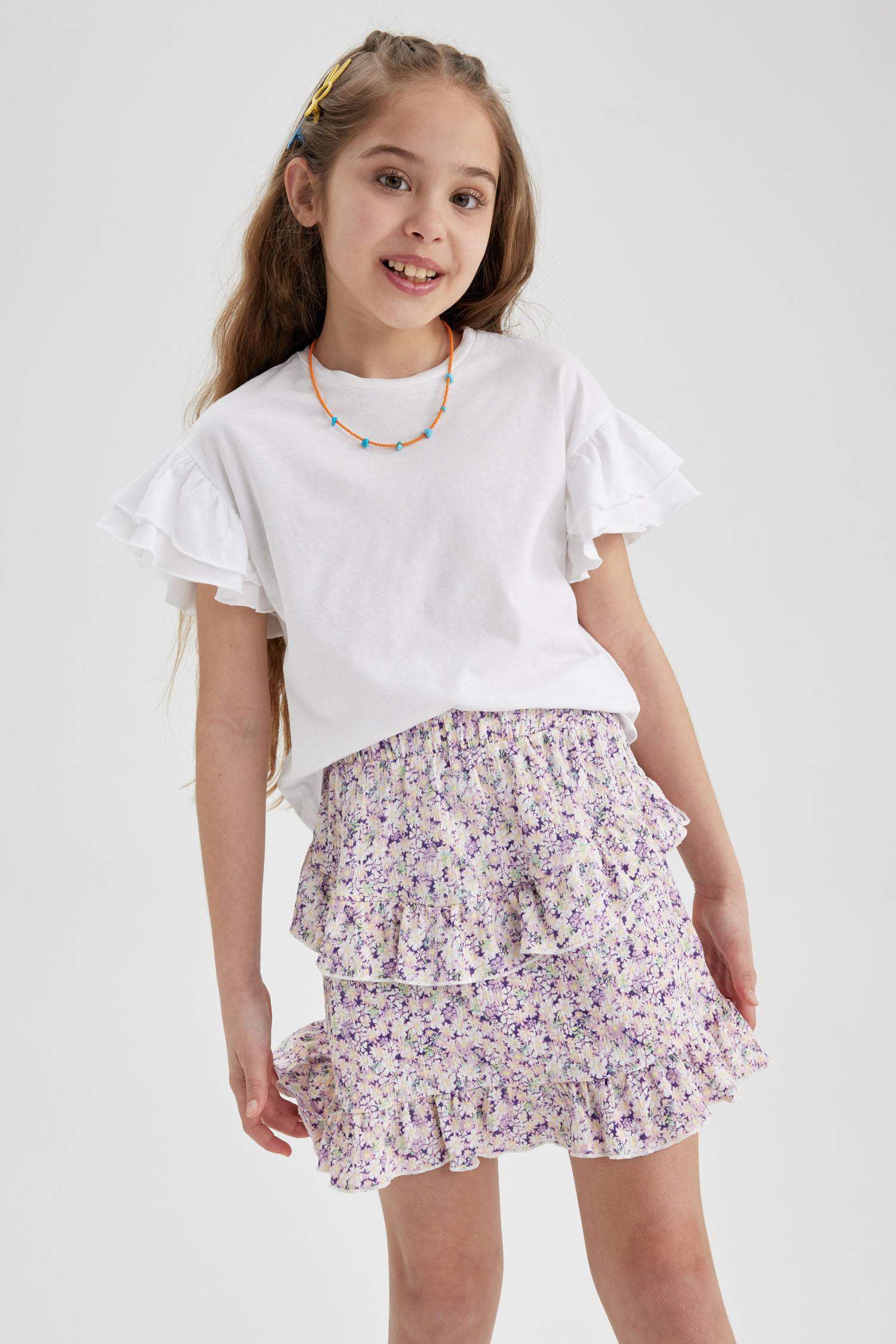 Қыздарға Трикотаж юбка