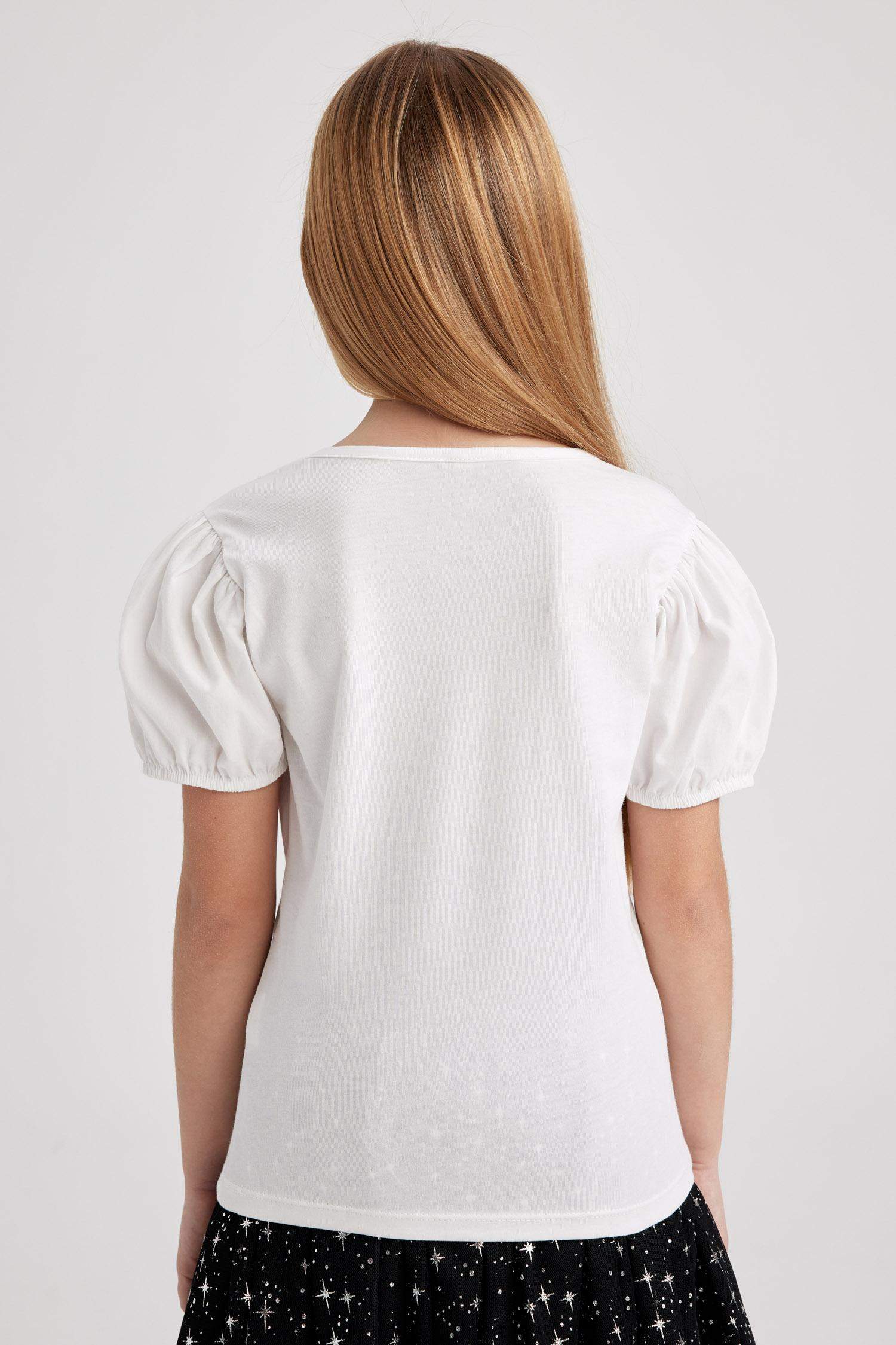 Қыздарға қысқа жеңді Қысқа жеңді футболка