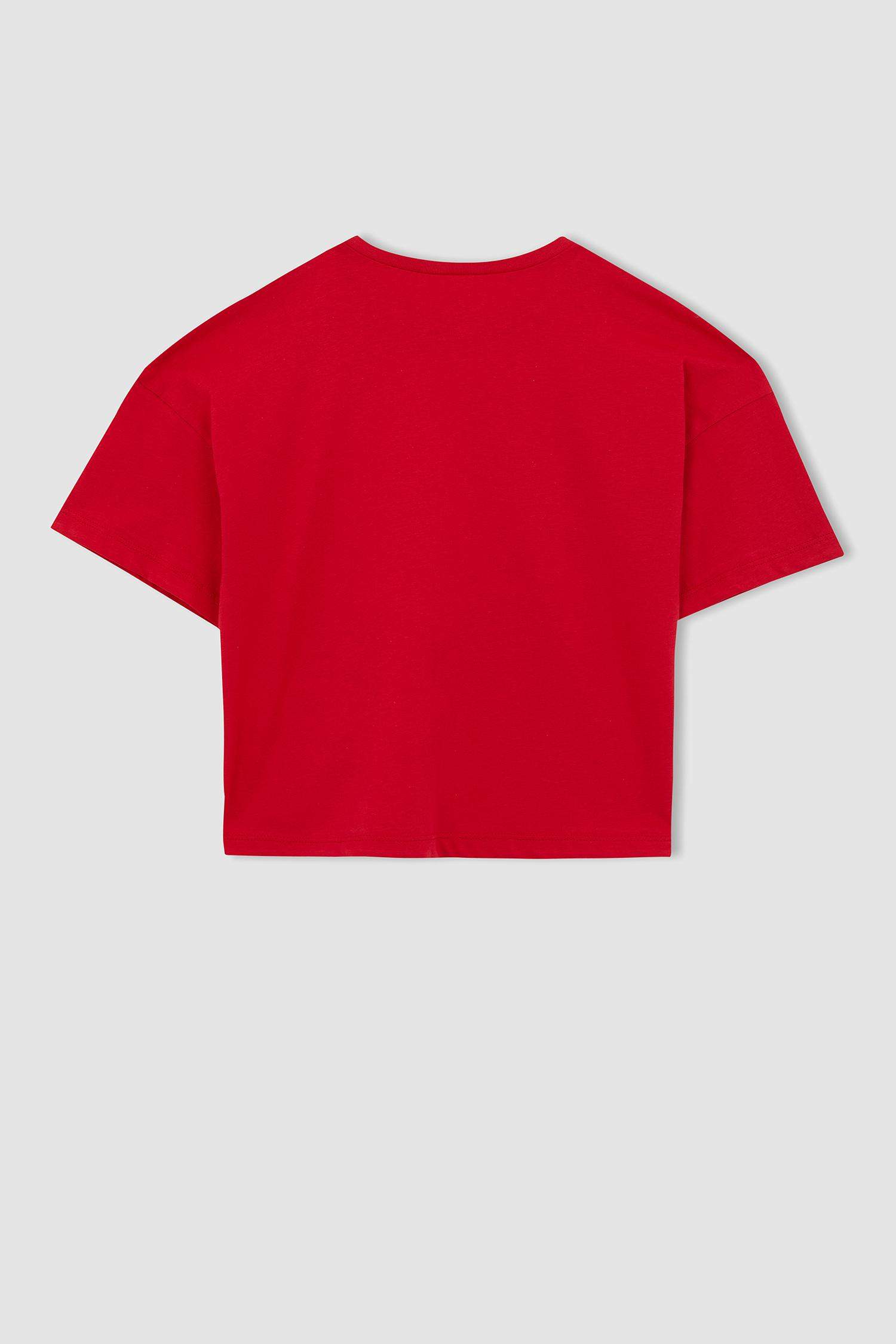 Girls Crop Short Sleeve T-Shirt