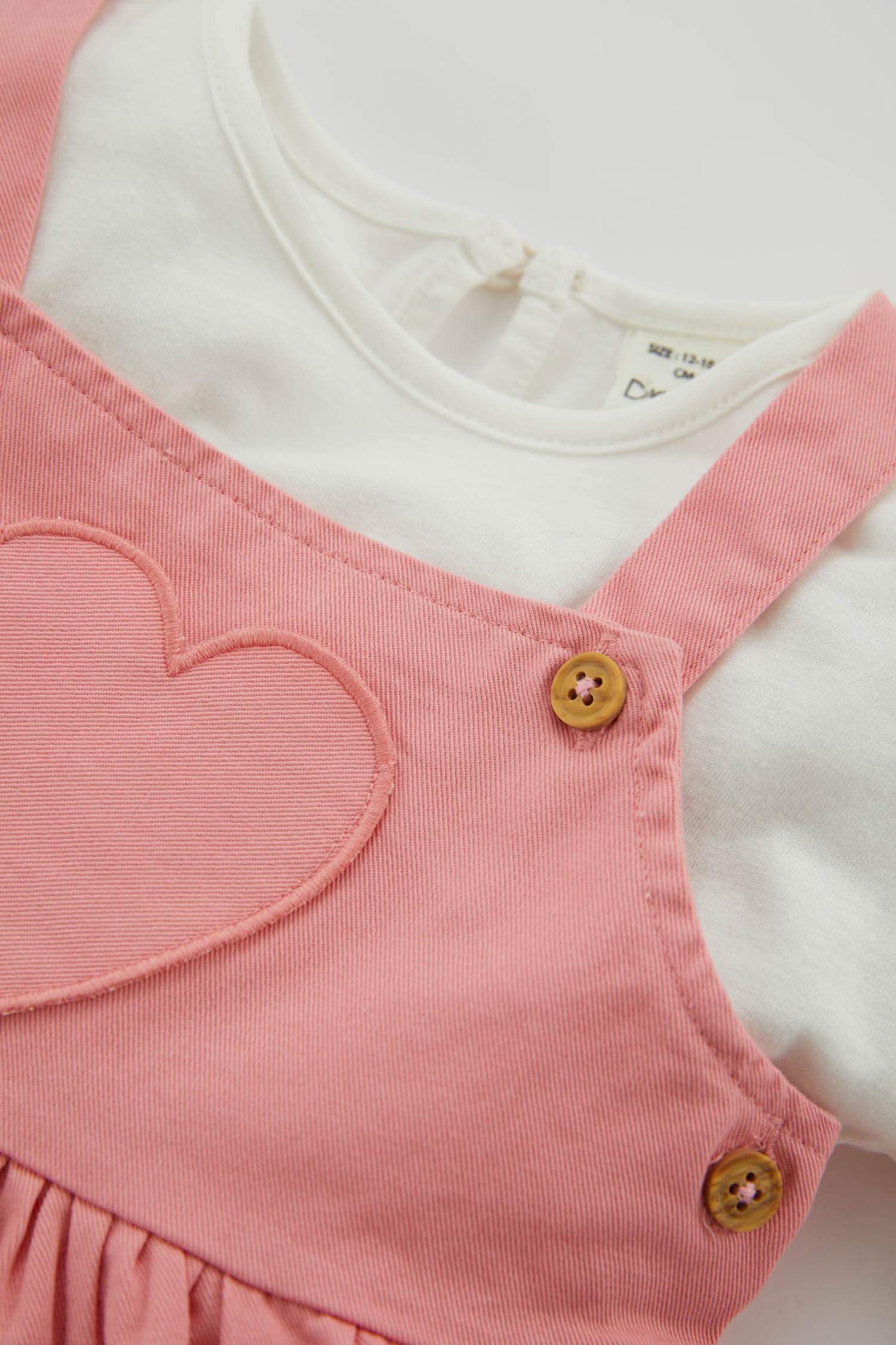 طقم بناتي فلورال - 3 قطع