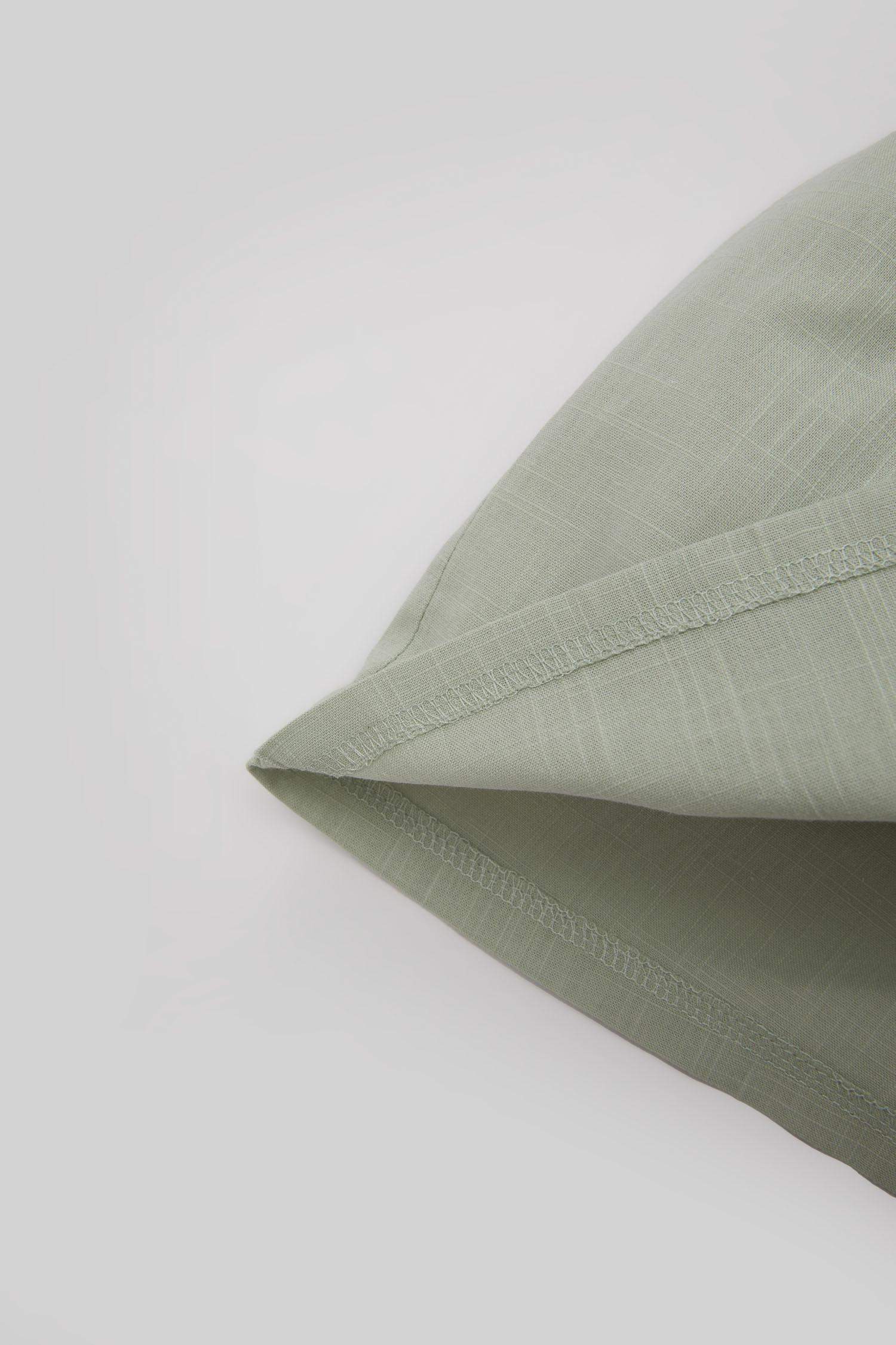 Baby Girl Short Sleeve Linen Look Dress