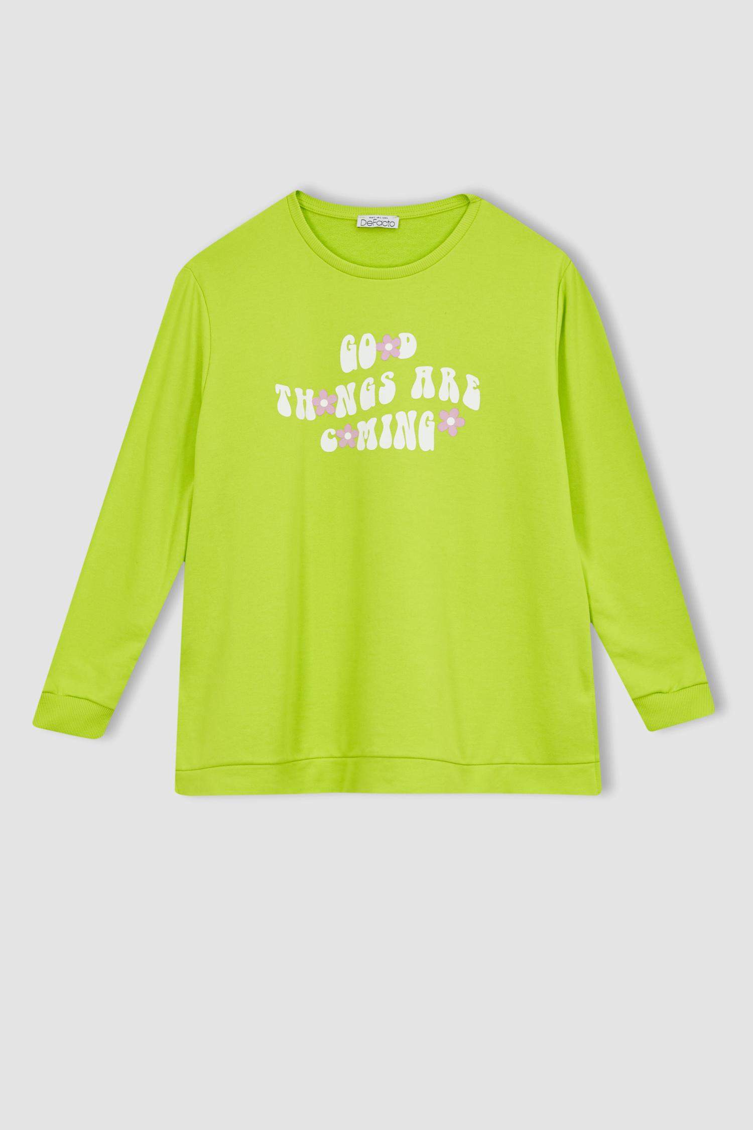 Sweatshirt de grossesse imprimé à coupe régulière