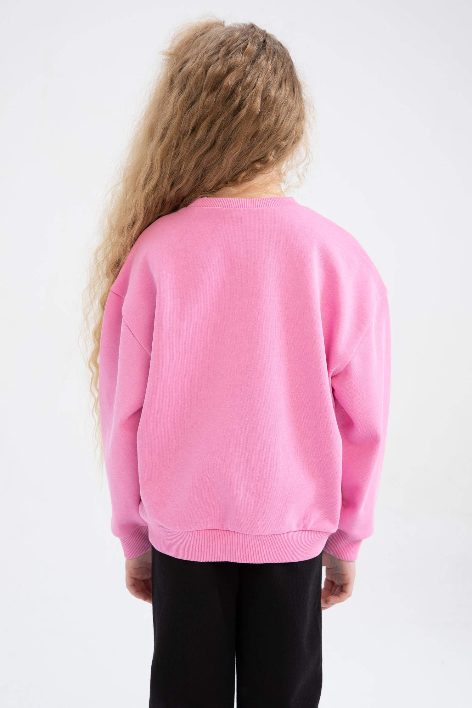 Girl Disney Mickey Mouse Regular Fit Crew Neck Sweatshirt