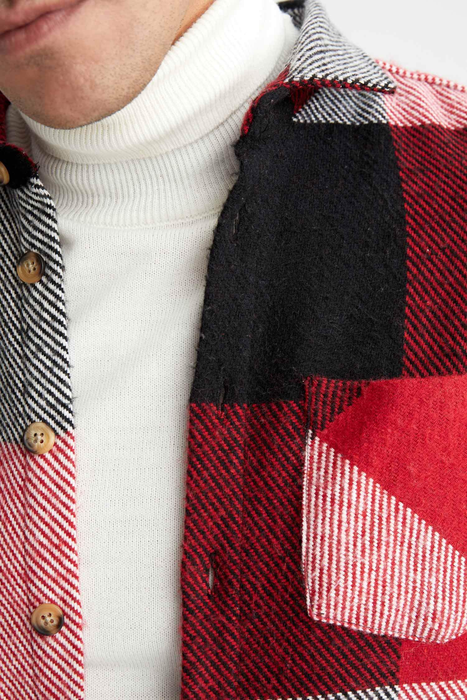 قميص ردن طويل قصة عادية