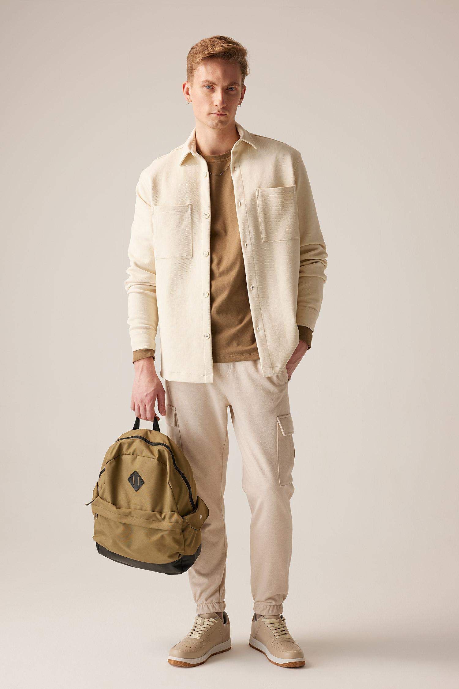 Regular Fit Long Sleeve Cotton Shirt