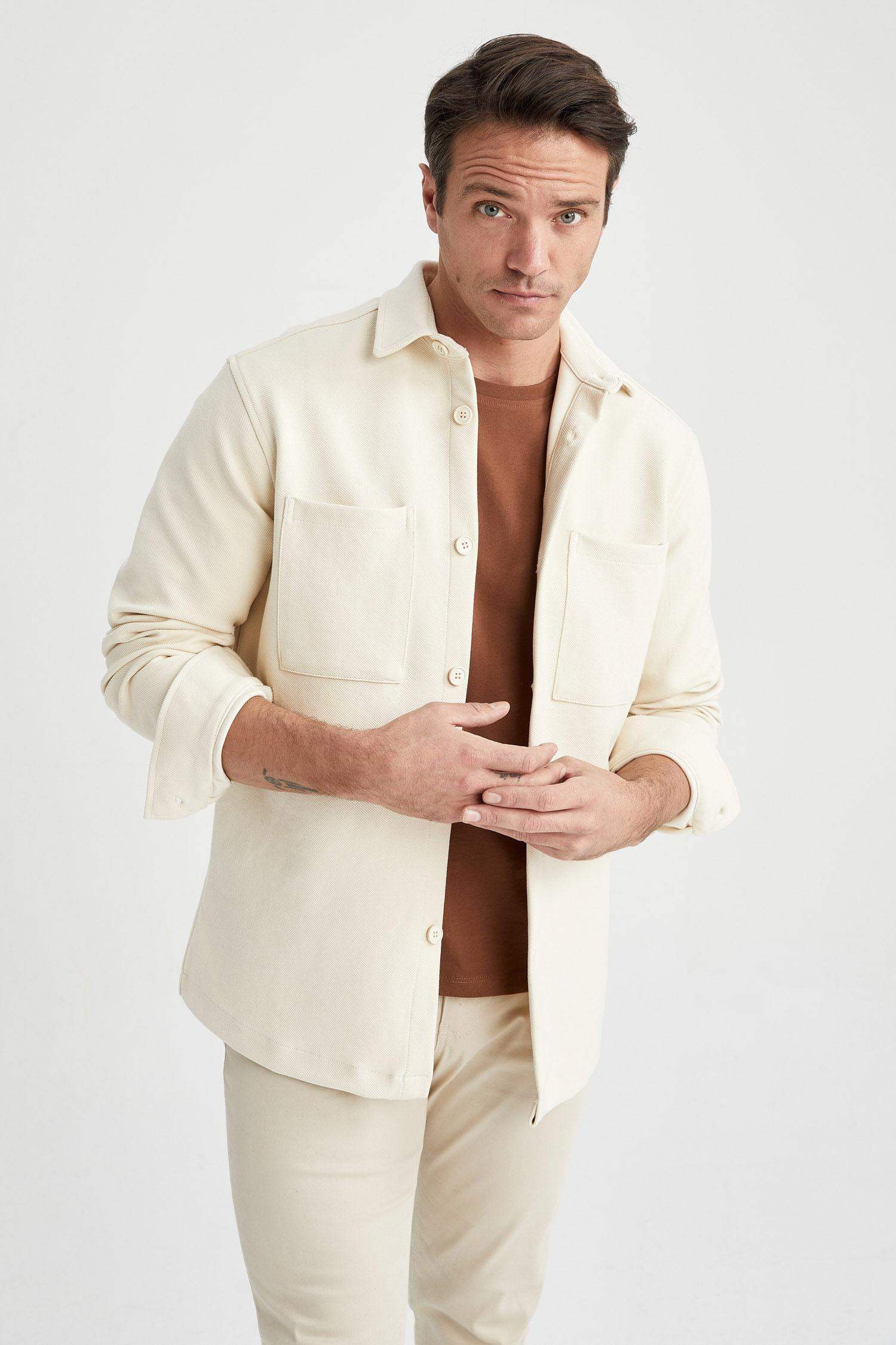 Regular Fit Long Sleeve Cotton Shirt