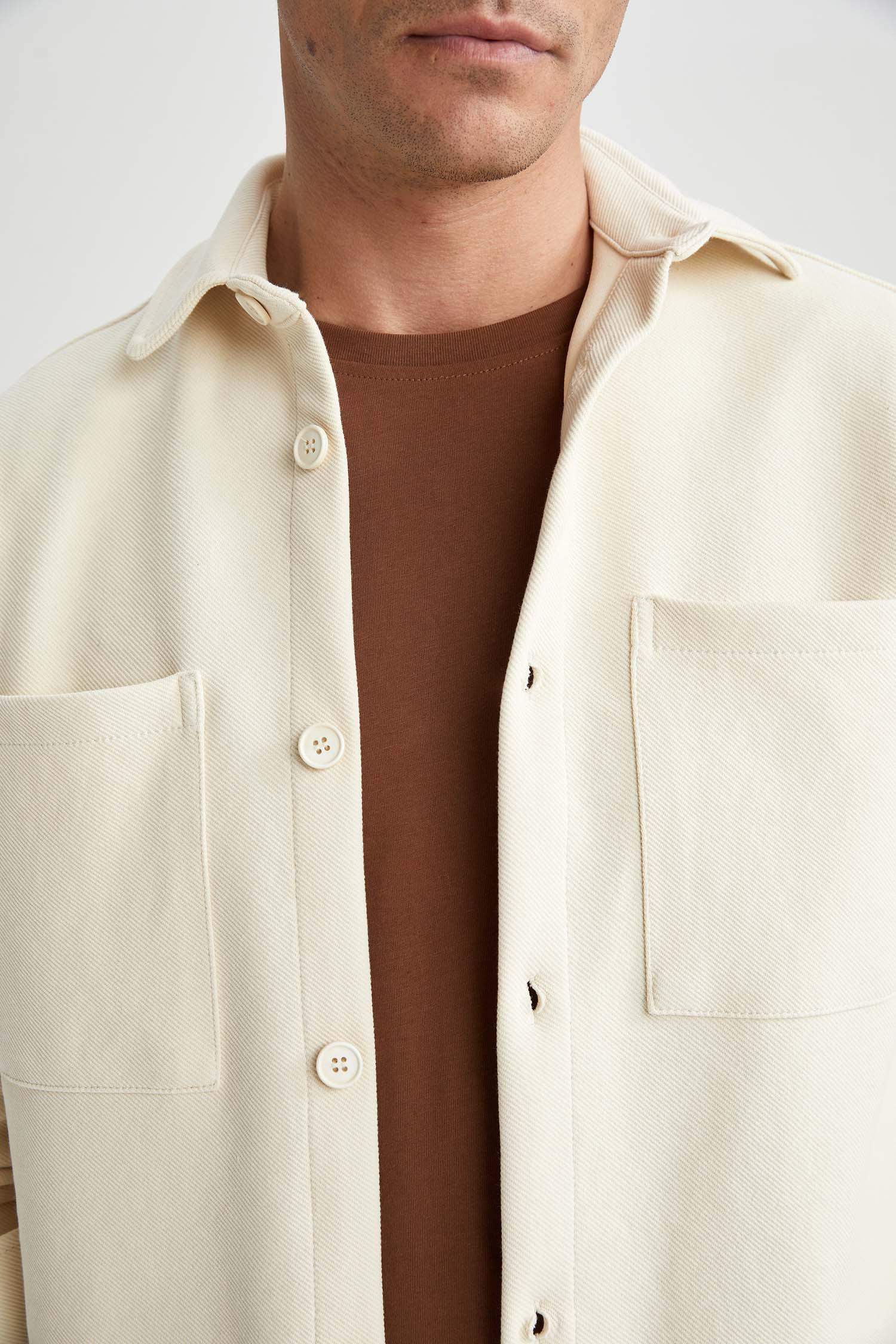 Regular Fit Long Sleeve Cotton Shirt