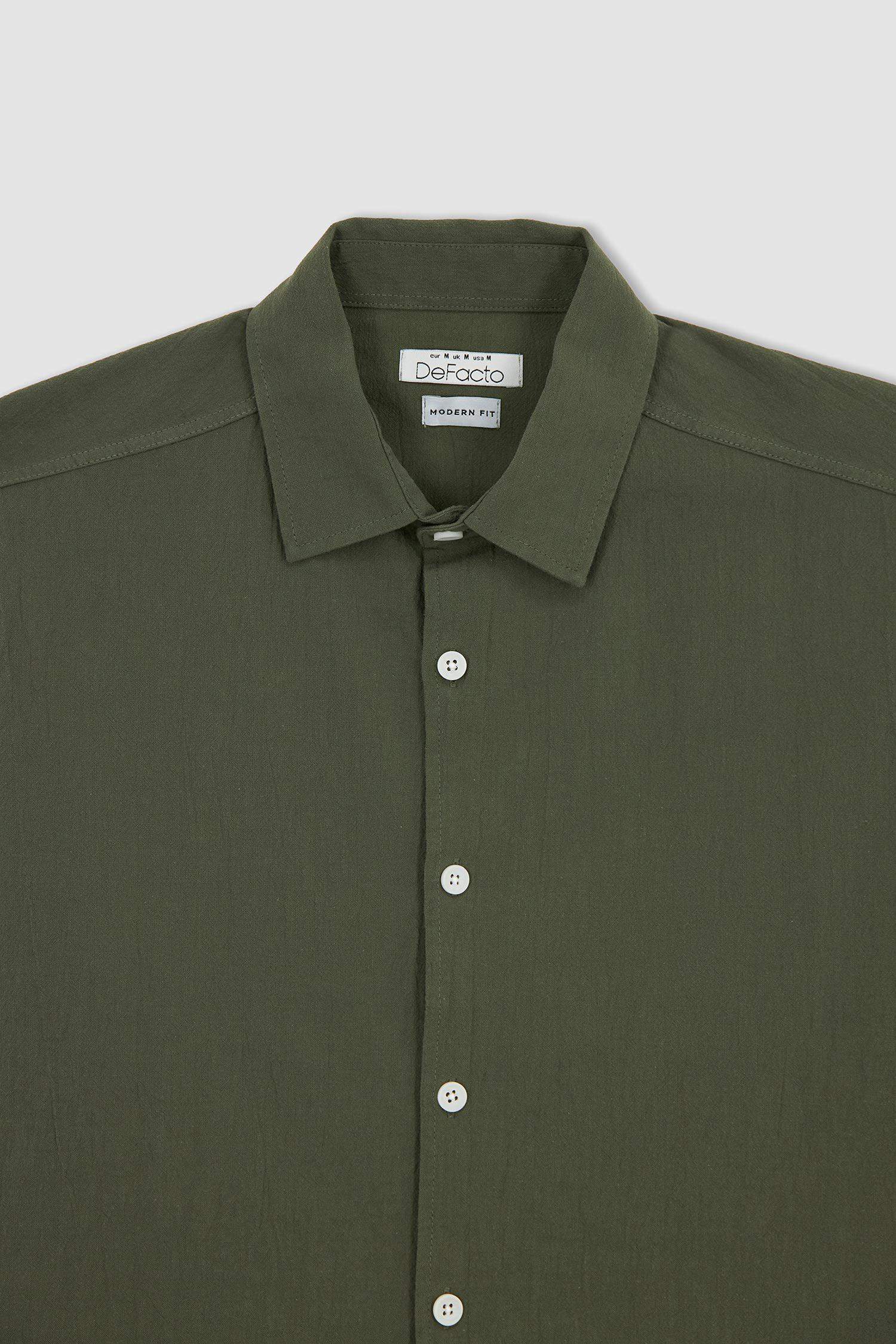 поло жаға мақта Ұзын жеңді көйлек