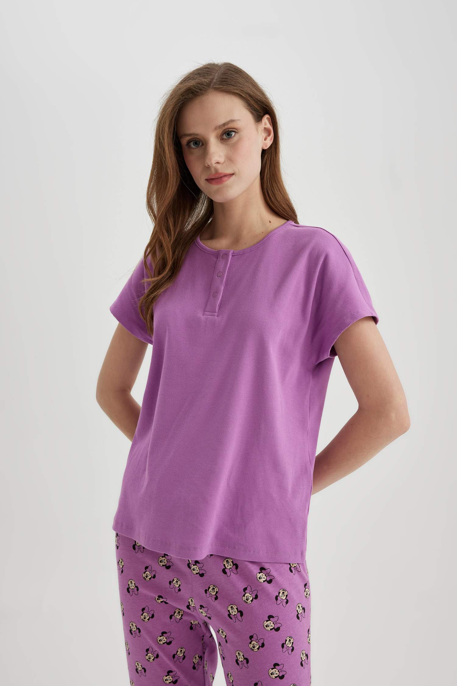 Regular Fit Crew Neck Casual Top