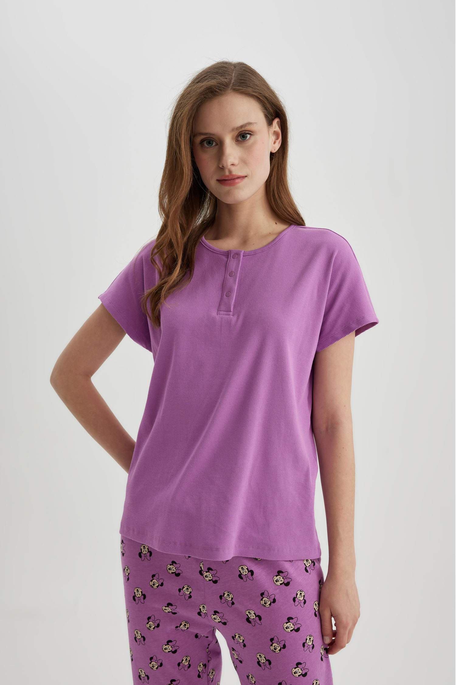 Regular Fit Crew Neck Casual Top