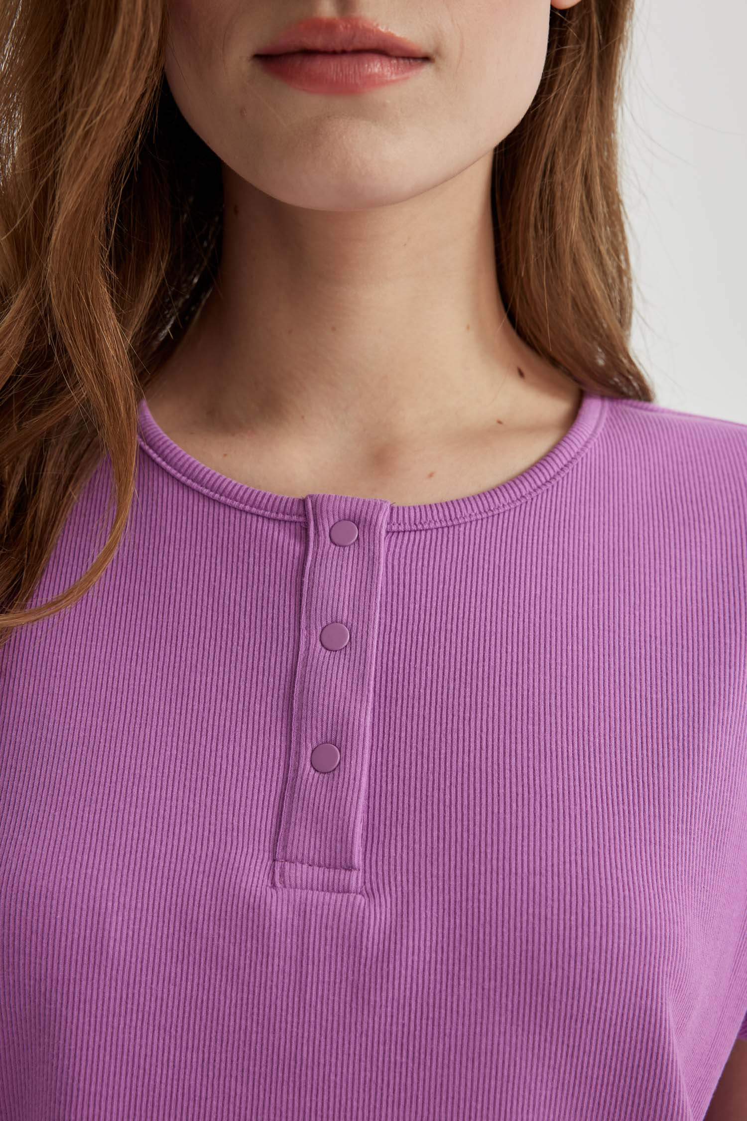 Regular Fit Crew Neck Casual Top