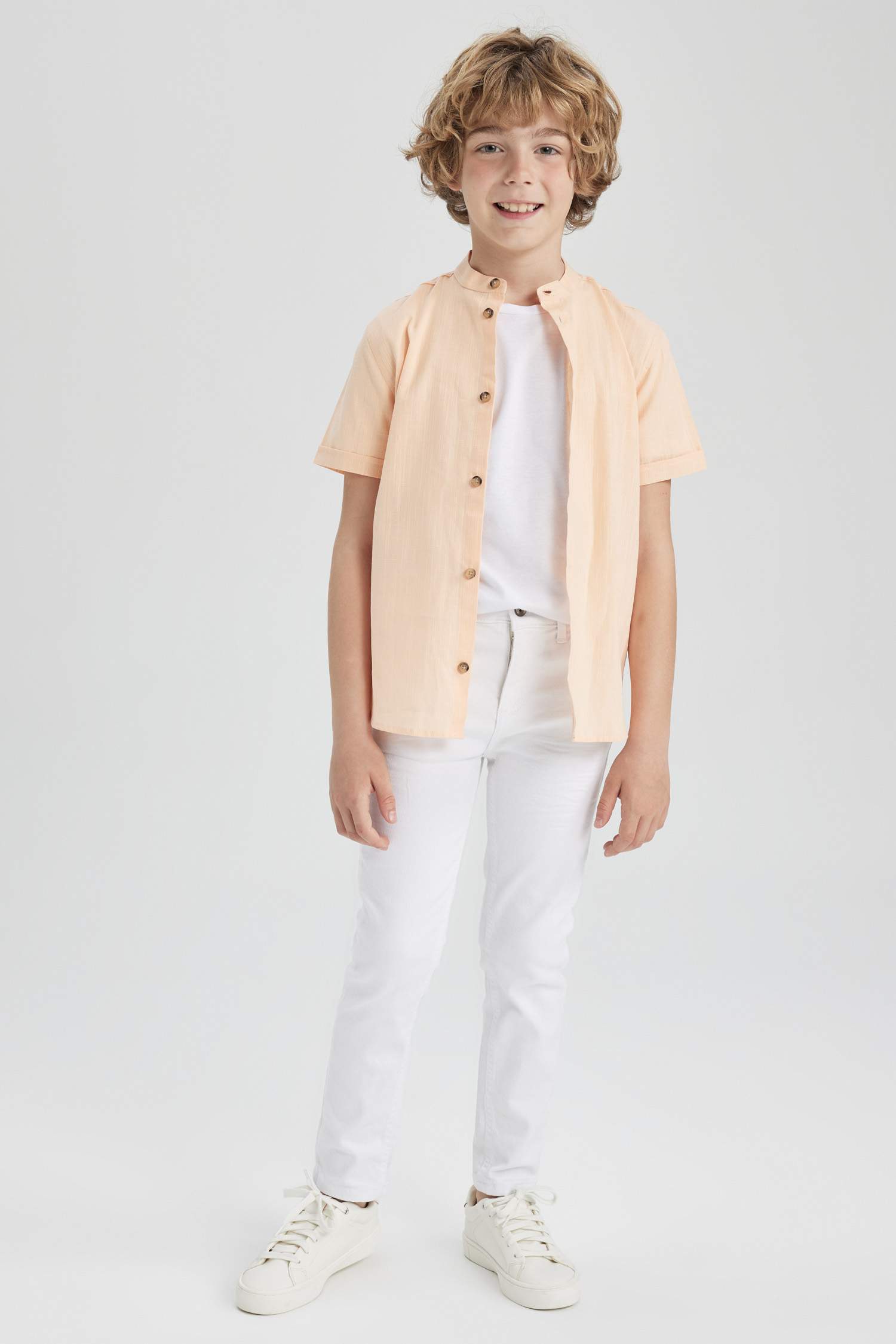 Сорочка з льону для хлопчиків