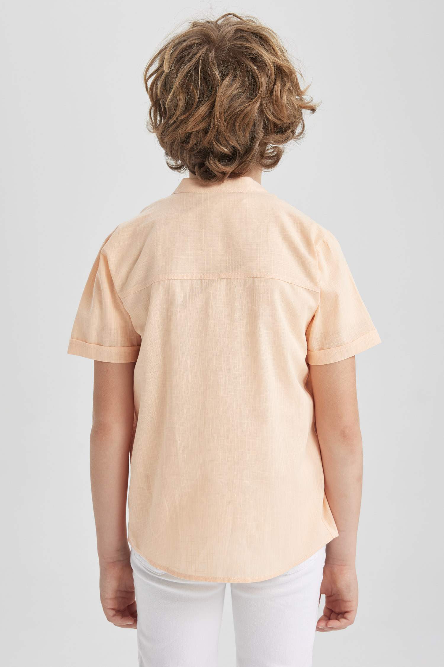 Сорочка з льону для хлопчиків