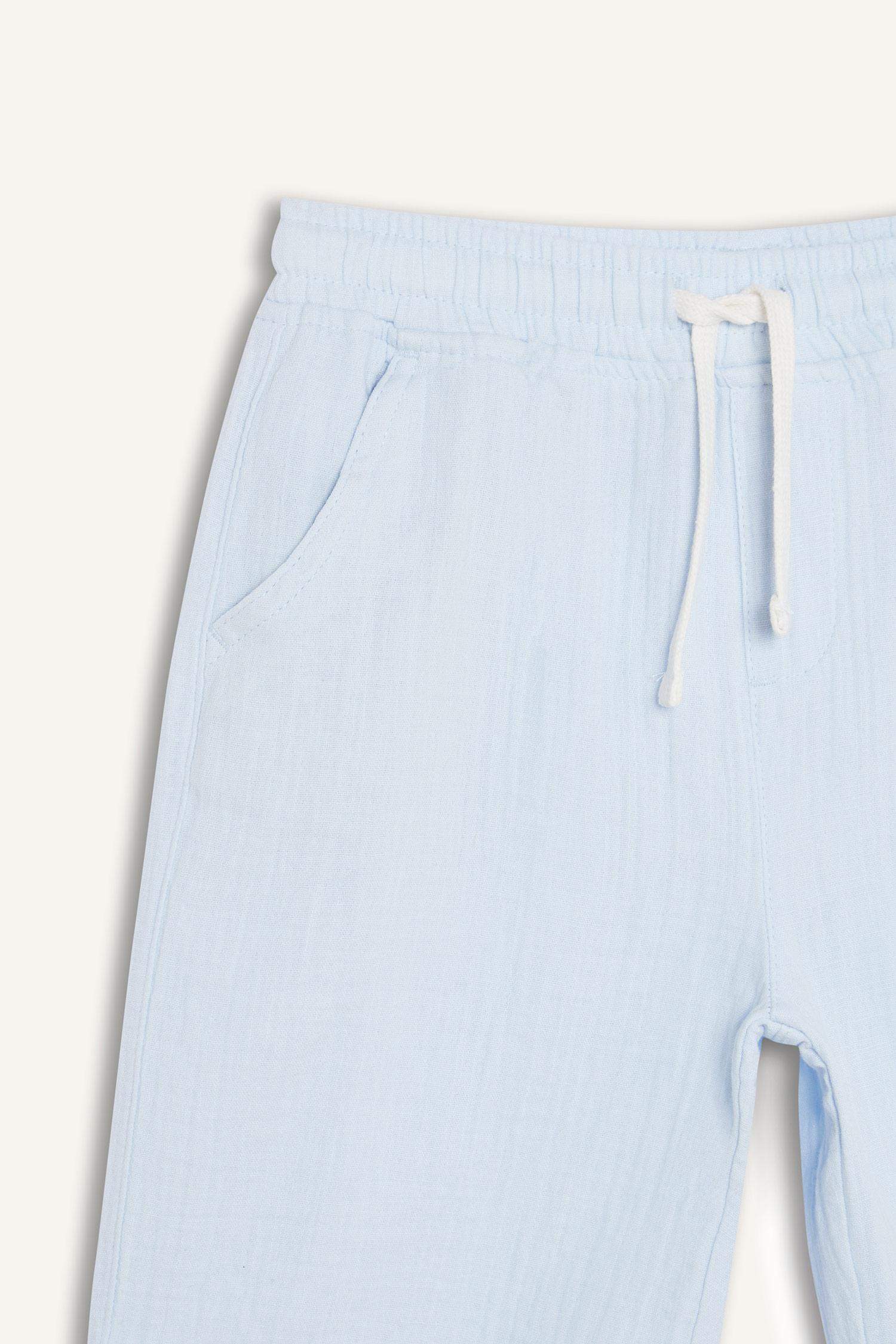 Boy Regular Fit Muslin Shorts