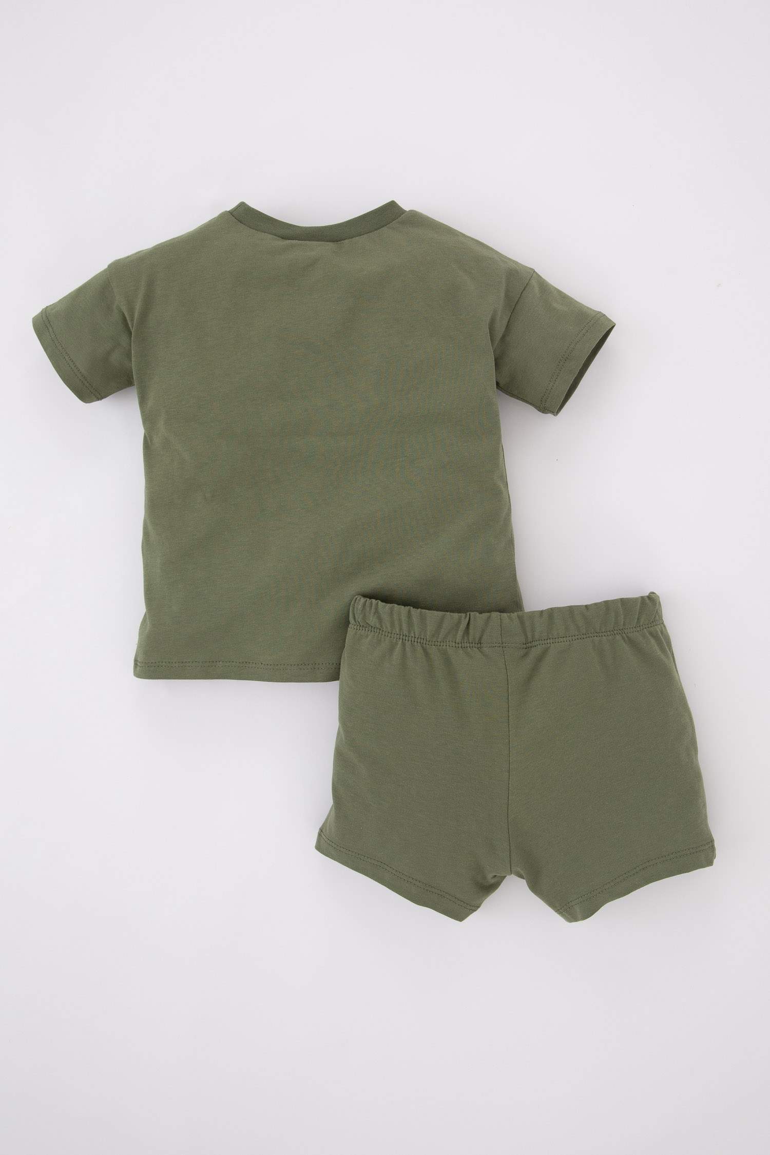 Green BABY BOY Baby Boy Printed Short Sleeve TShirt Shorts 2Pack Set