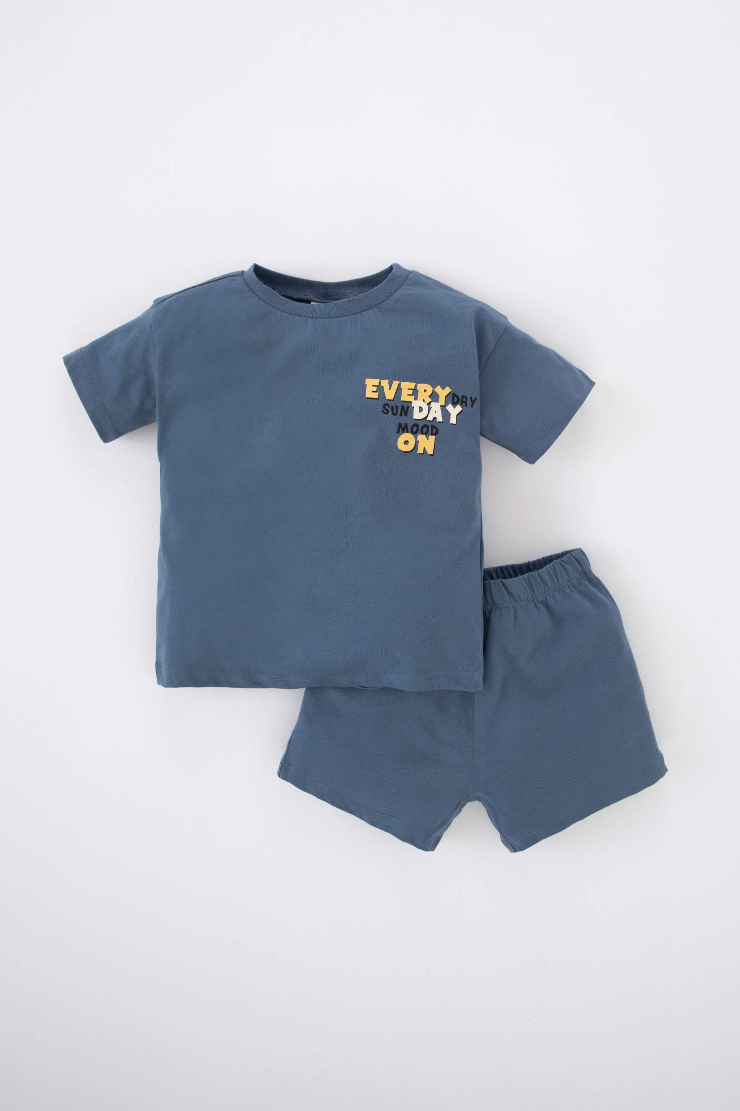 Indigo BABY BOY Baby Boy Printed Short Sleeve TShirt Shorts 2Pack Set