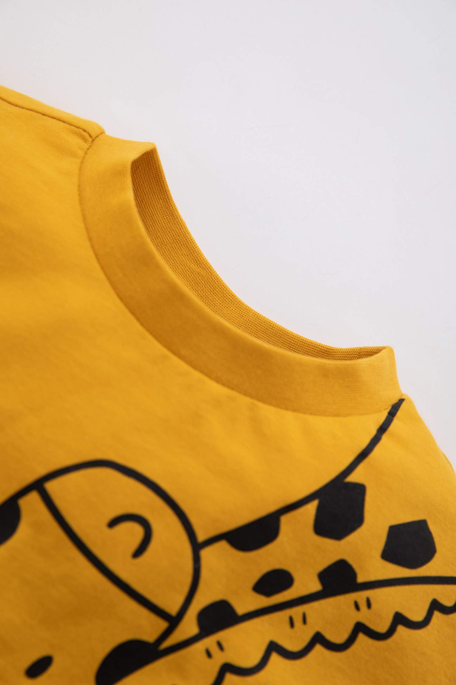 Baby Boy Regular Fit Crew Neck Animal Patterned Sustainable Short Sleeve T-Shirt