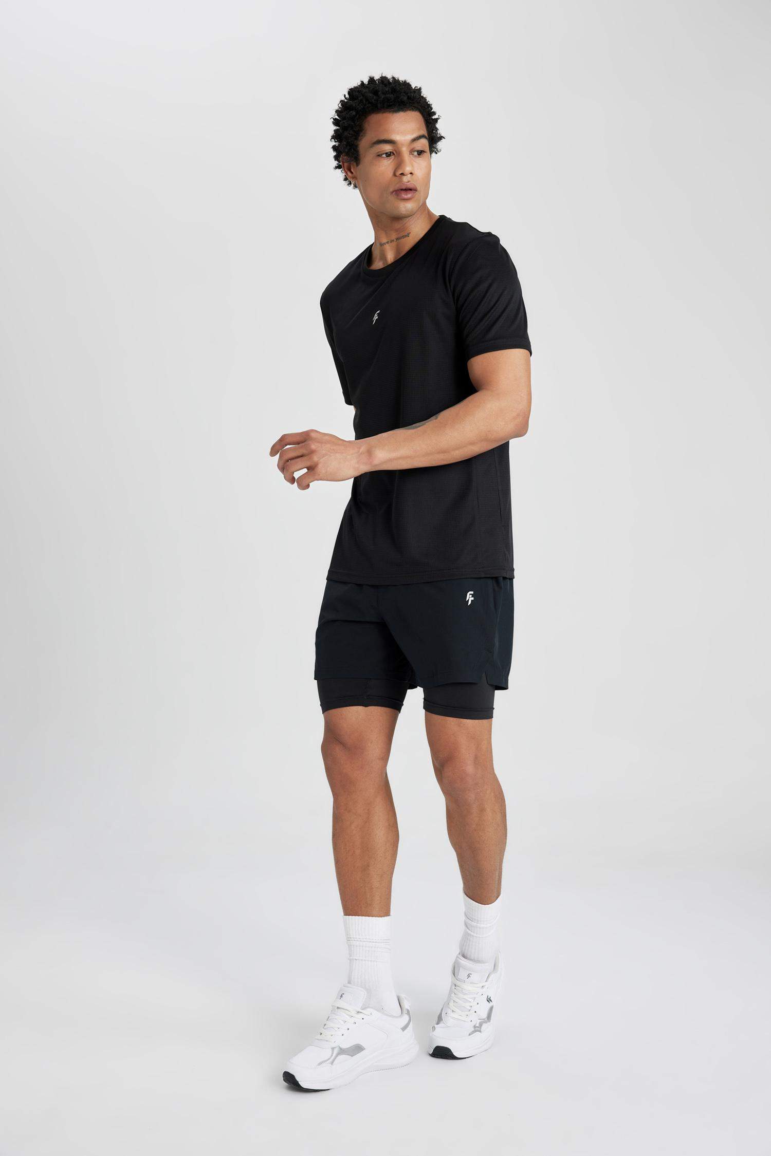 DeFactoFit Slim Fit Sports Woven Shorts