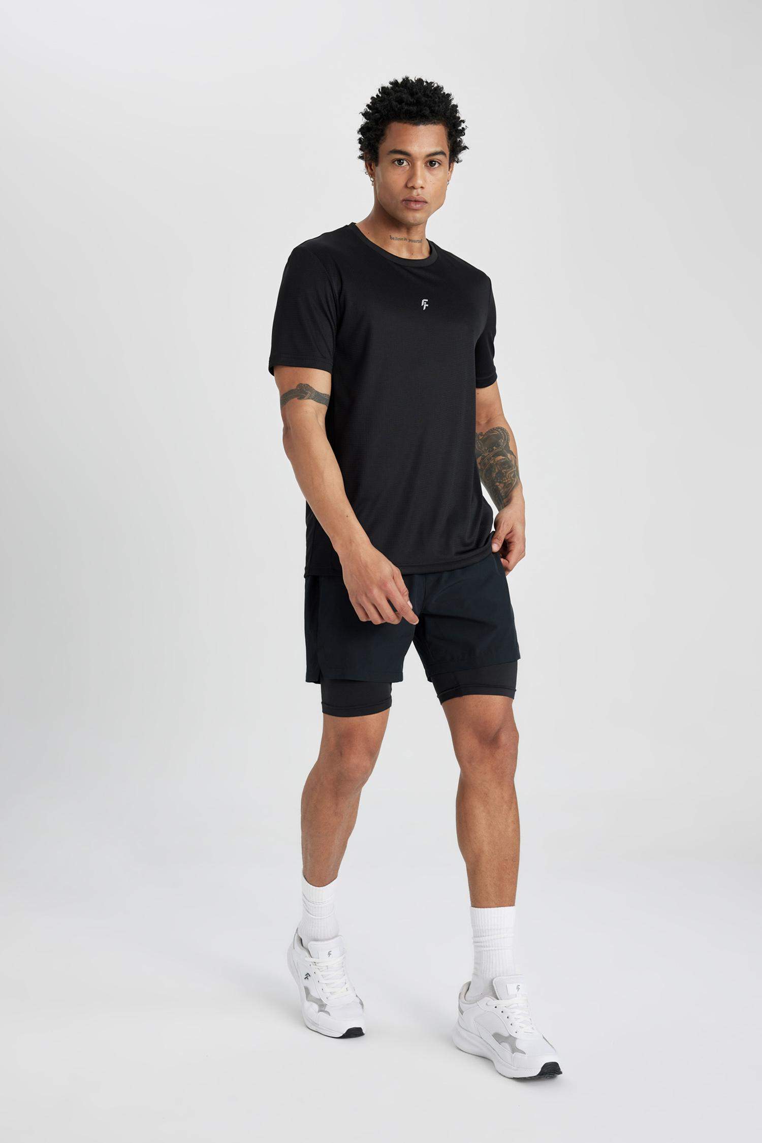 DeFactoFit Slim Fit Sports Woven Shorts