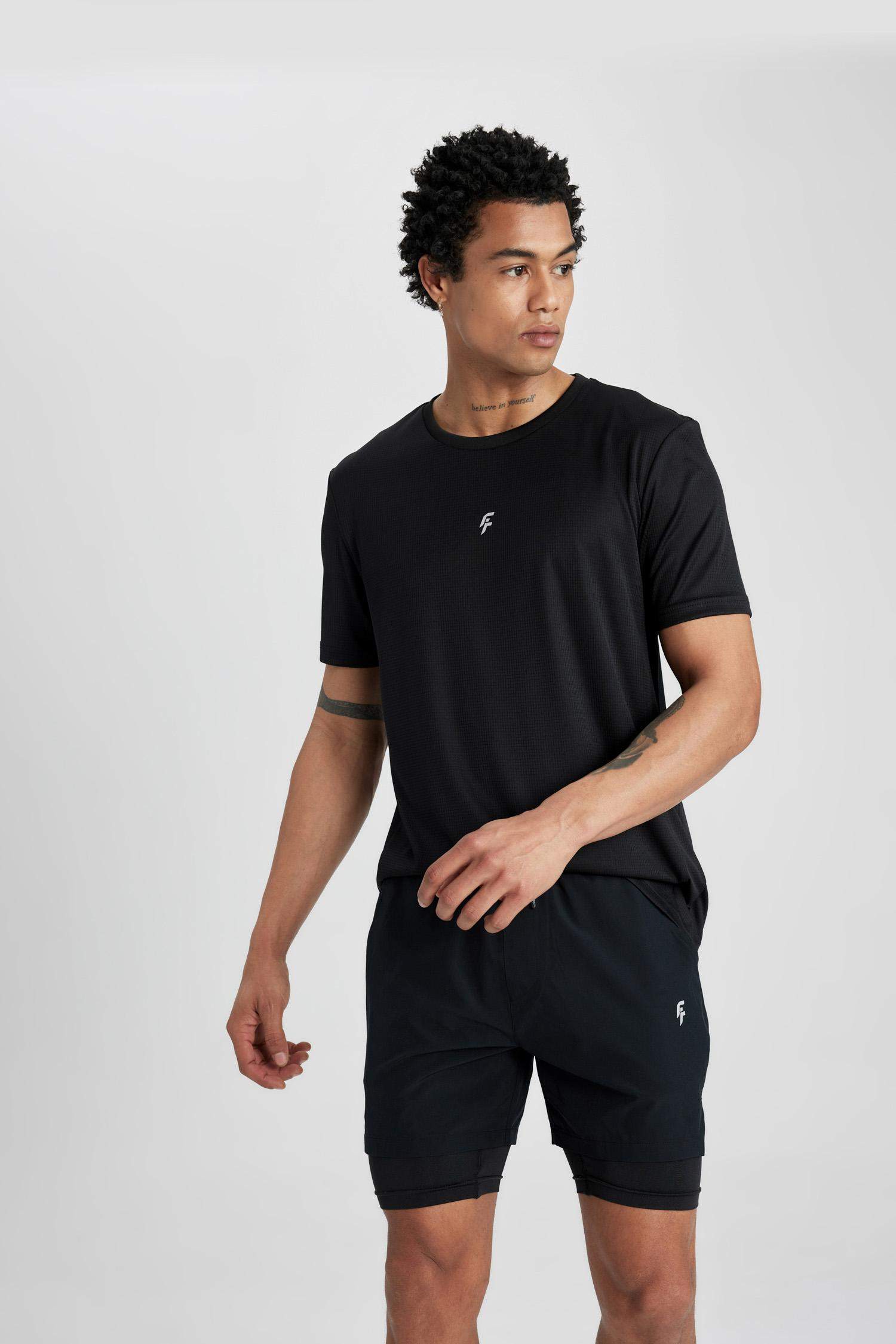 DeFactoFit Slim Fit Sports Woven Shorts